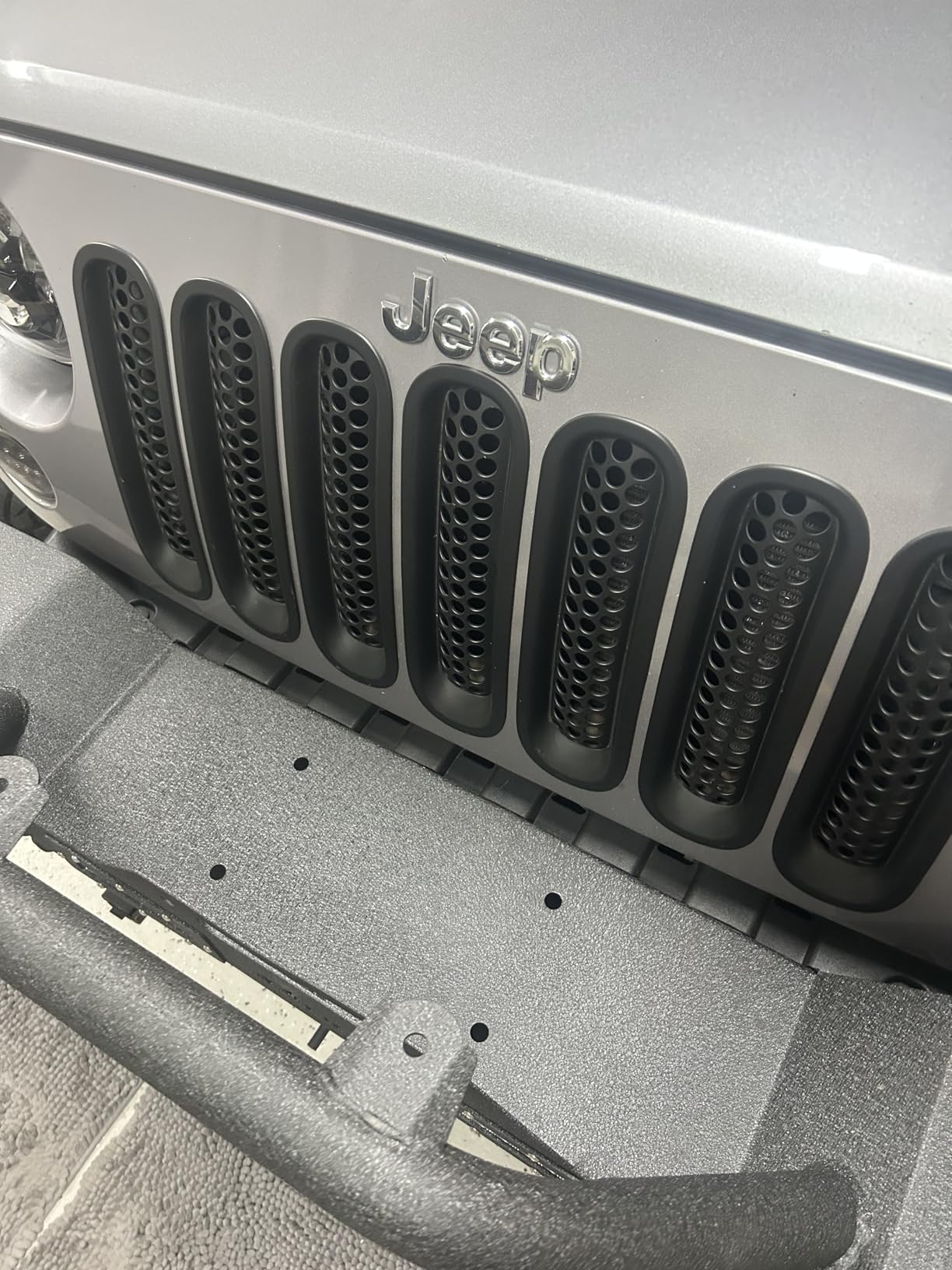 Nilight Front Bumper Compatible for 2007 2008 2009 2010 2011 2012 2013 2014 2015 2016 2017 2018 Jeep Wrangler JK/JKU Rock Crawler Winch Plate customer photo 1