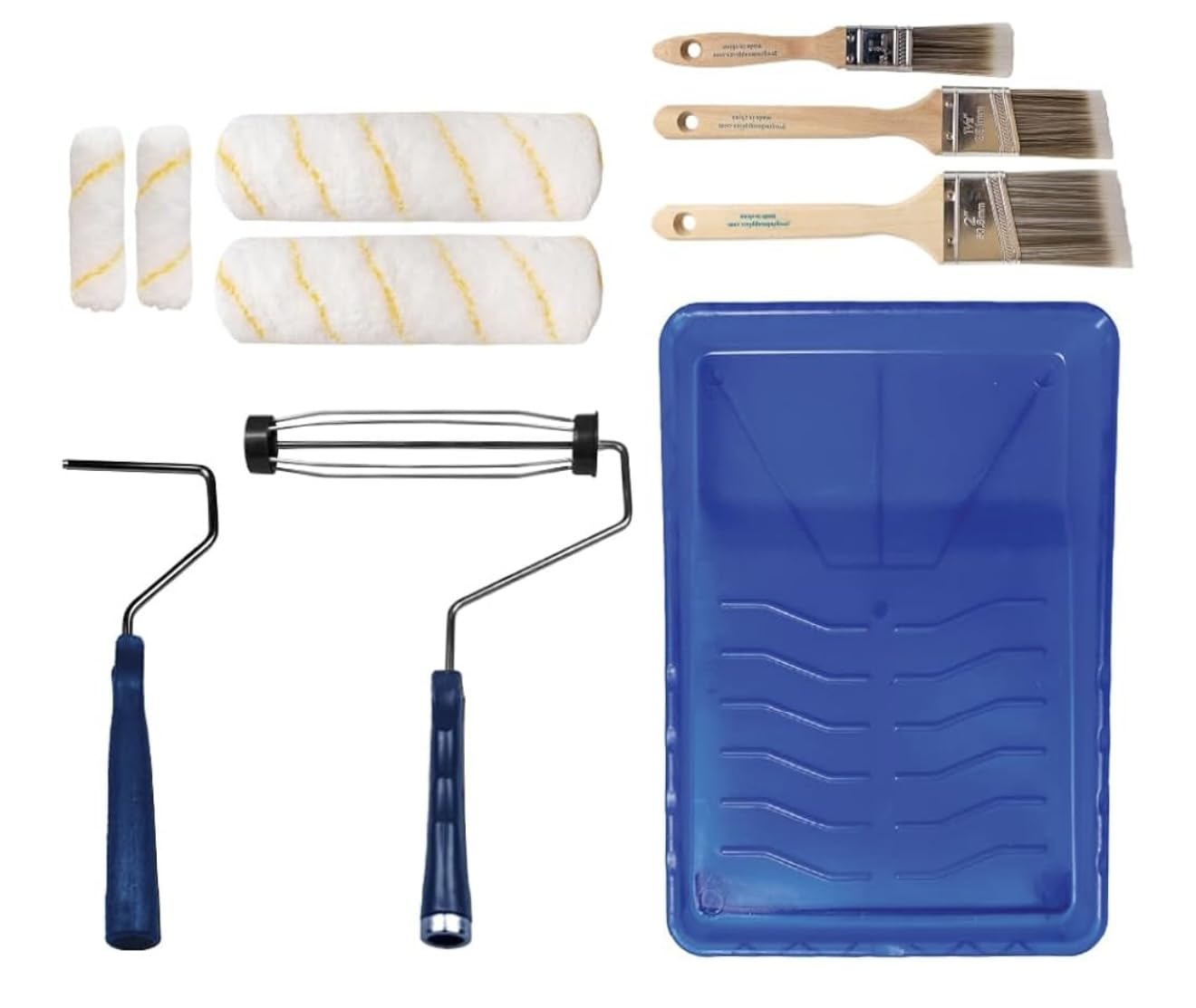 Pro Grade Paint Roller Kit, Brush & Roller, 10 Piece Set, Wall Painting Naps for Professionals & Homeowners customer photo 2