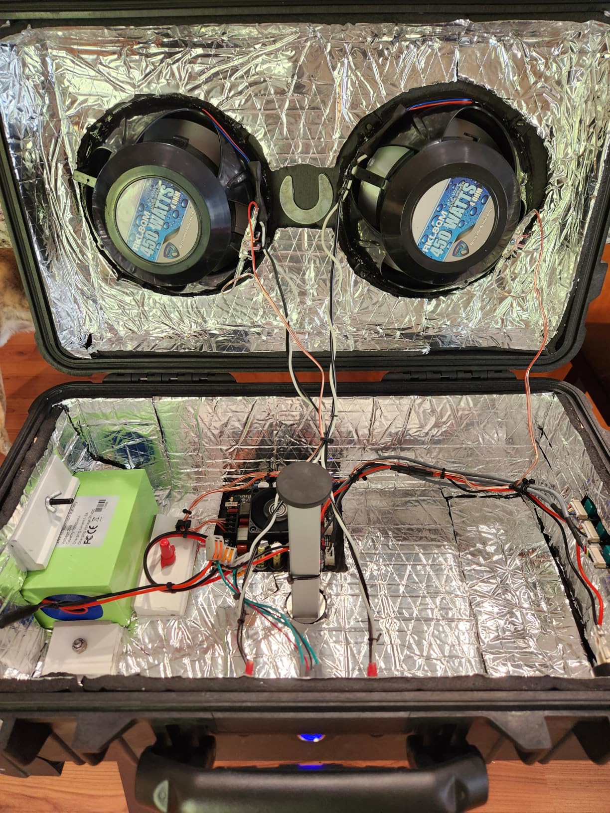 Rockville Pair RKL80MB 900 Watt 8-Inch 2-Way Marine Boat Speakers, IP66 Waterproof, Beat-Sync LED Lights customer photo 1