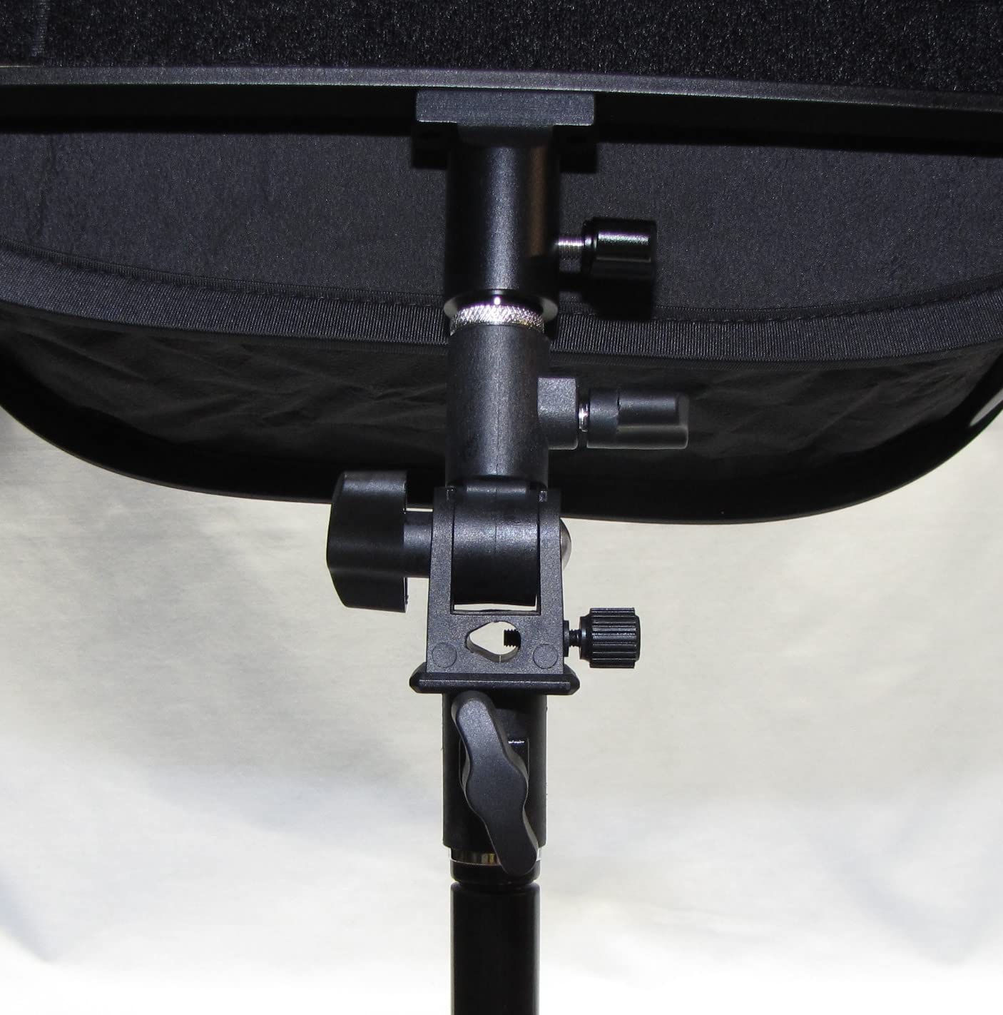 WELLMAKING U-Shape Camera Flash 180 Degree Swivel Mount Bracket with 1/4 to 3/8 inch Metal Screw Spigot customer photo 2