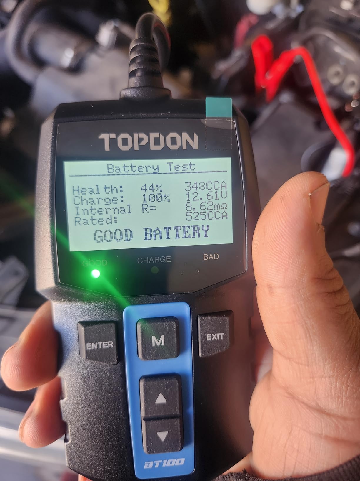 TOPDON BT100 Car Battery Tester 12V Load Tester, 100-2000 CCA Automotive Alternator Tester Digital Auto Battery Analyzer customer photo 1