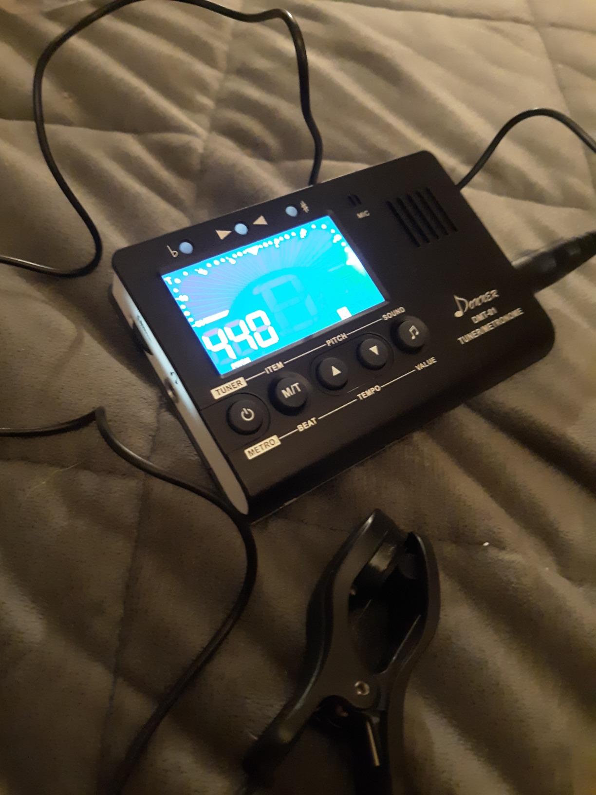 Donner Metronome Tuner for All Instruments - 3 in 1 Digital Metronome with Tuner/Metronome/Tone Generator, DMT-01 customer photo 1