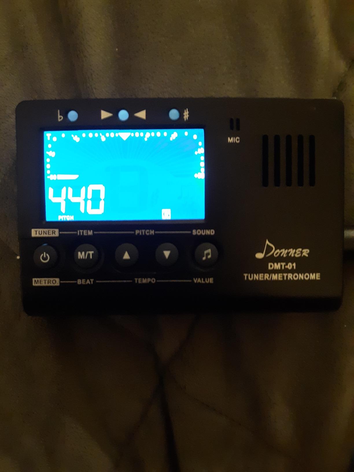 Donner Metronome Tuner for All Instruments - 3 in 1 Digital Metronome with Tuner/Metronome/Tone Generator, DMT-01 customer photo 2