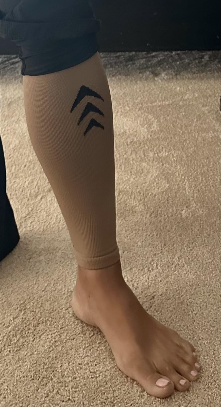 Rymora Calf Compression Sleeves Men Women - Leg Compression Sleeve Footless Socks - Shin Splint Relief Fitness Running customer photo 1