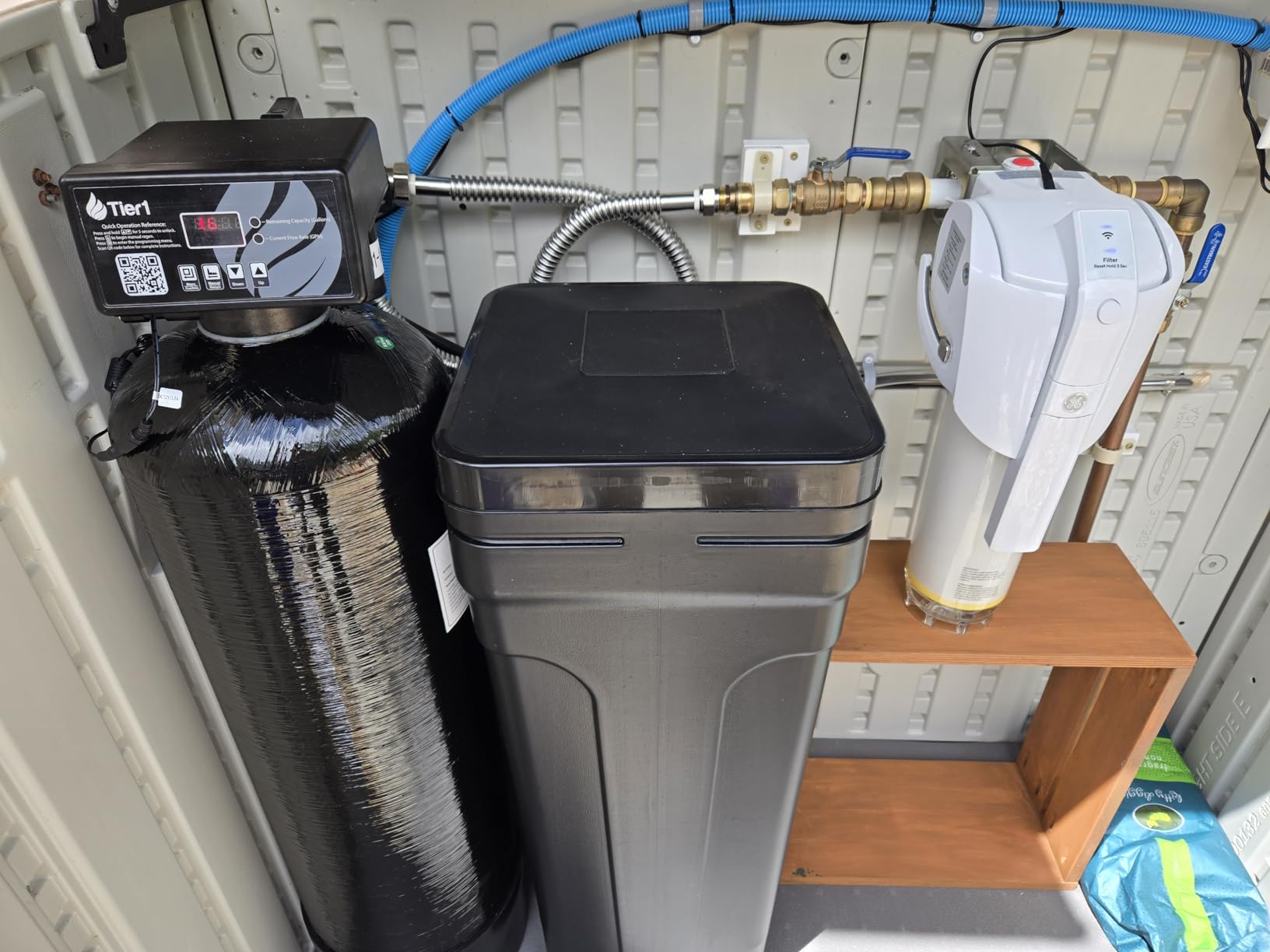 Tier1 Whole House Water Softener System 64,000 Grain Capacity | High Efficiency Design with Ceramic Control Valve | Preloaded 2 Cubic Foot Resin Mineral Tank | Home Filtration System customer photo 1