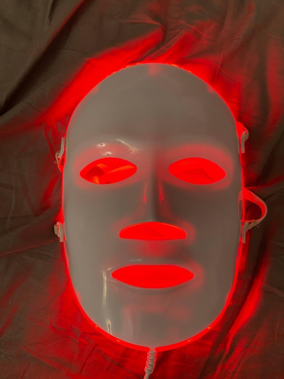Aphrona FDA cleared Moonlight LED Facial Mask Skin Care Mask, LED Light Therapy Red Blue light for Acne Removal Wrinkle Reduction customer photo 2
