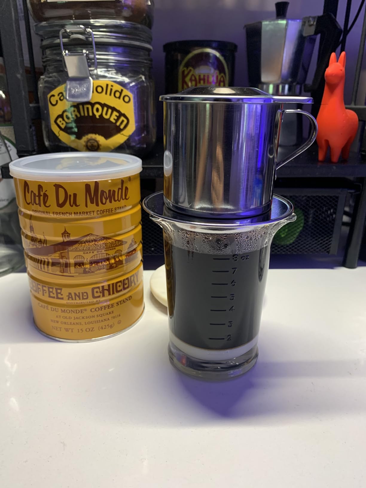 AMT 13 oz Coffee Maker - Vietnamese Phin Filter with Cork, Screw Down Coffee Dripper customer photo 2
