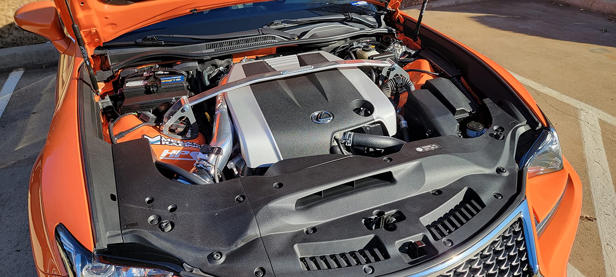 Megan Front Upper Tower Brace Strut Bar (Steel/Aluminum Polish)(MR-SB-LI06FU-1P) customer photo 1
