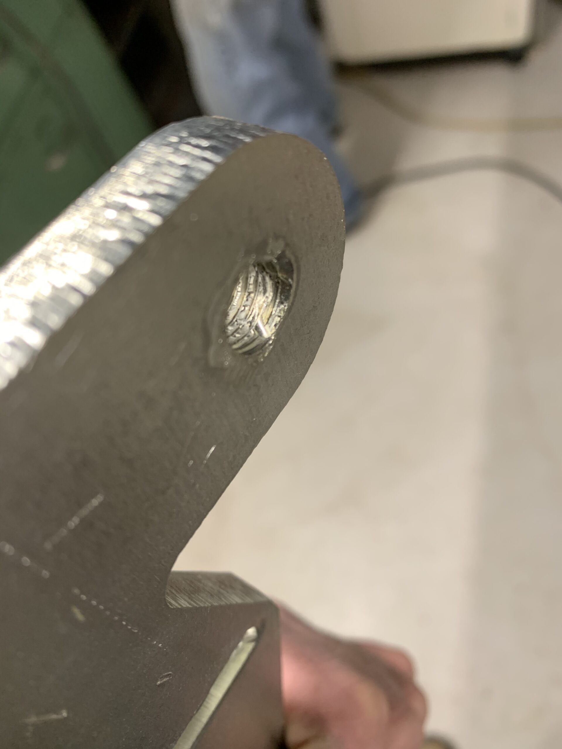 Belt Grinder D-backing plate for 2x72