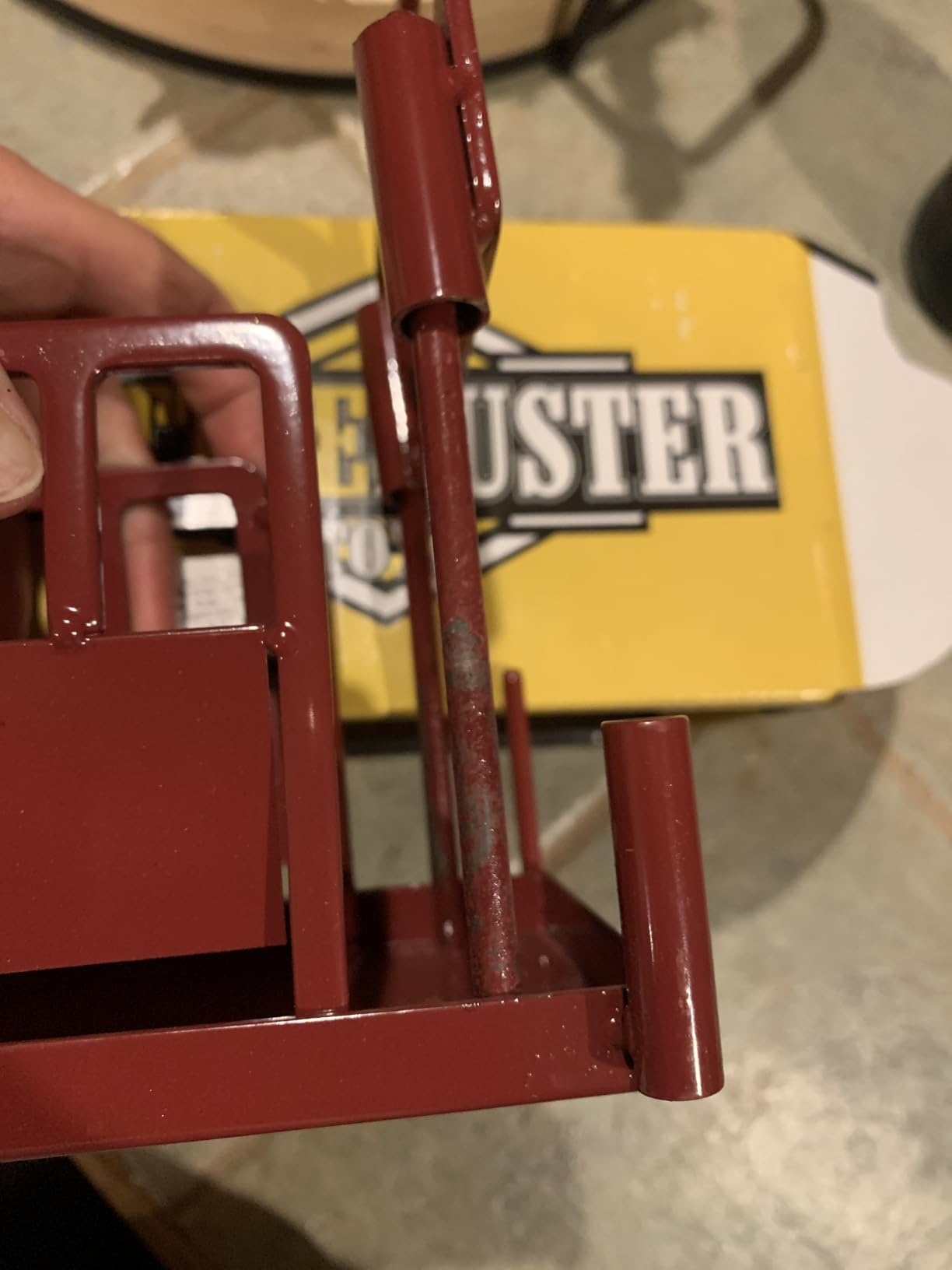 Little Buster Toys Cattle Squeeze Chute Red 1:16 Scale All-Metal Ranch Display Collectible with Working Gates and V-Neck Head Catch - Durable Powder-Coated Farm Accessory for Seasonal Displays customer photo 2