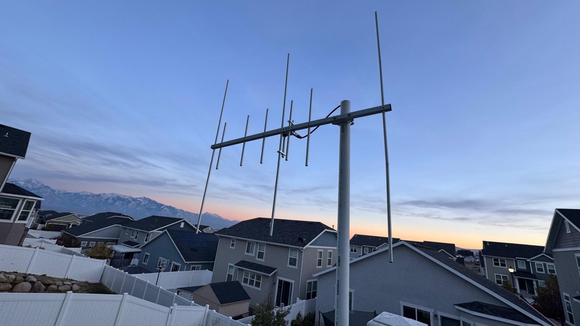 HYS High Gain Dual-Band VHF/UHF Yagi Antenna 9.5/11.5dBi 100W - 144MHz & 430MHz Outdoor Directional Antenna for Ham Radio, Repeater Systems customer photo 2
