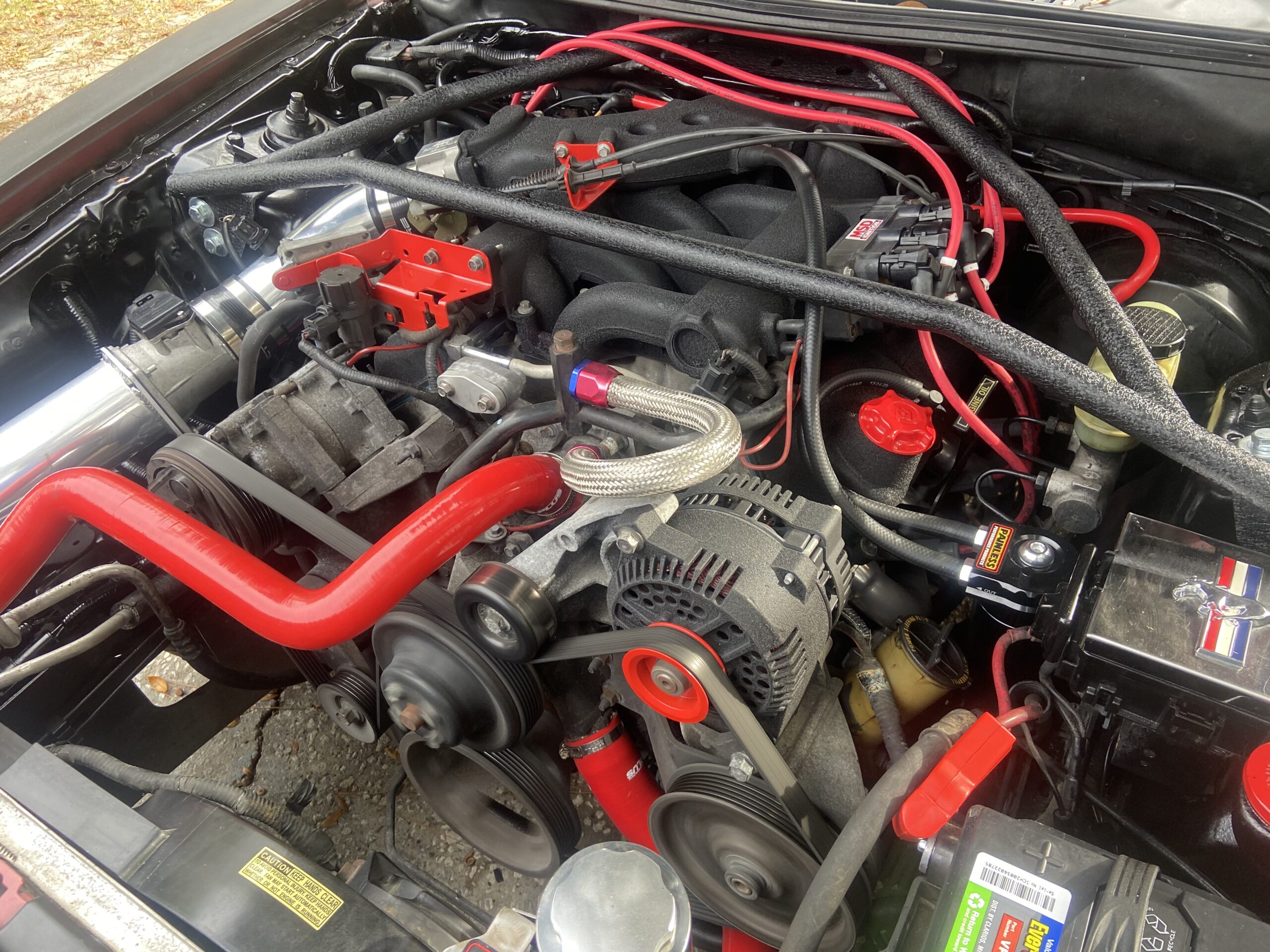 Strut Tower Brace | Tubular Chassis Support Compatible with 1994-2004 Ford Mustang GT & V6 customer photo 2