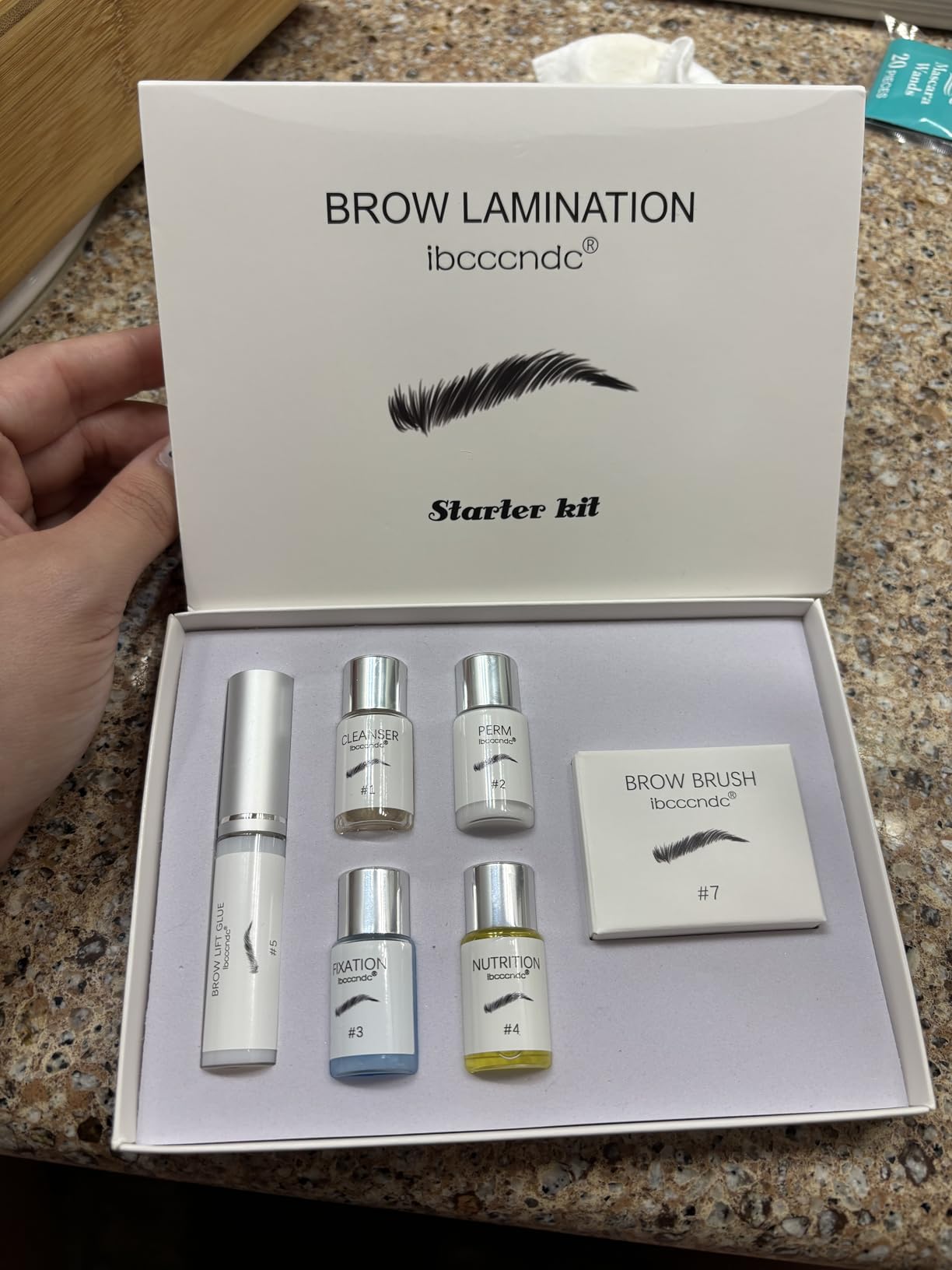 Brow Lamination Kit with Brow Lift & Styling Tools, DIY Eyebrow Perm Kitfor Fluffy, Laminated Brows, At-Home Brow Lift Kit Alternative, Lasting 6 Weeks customer photo 2