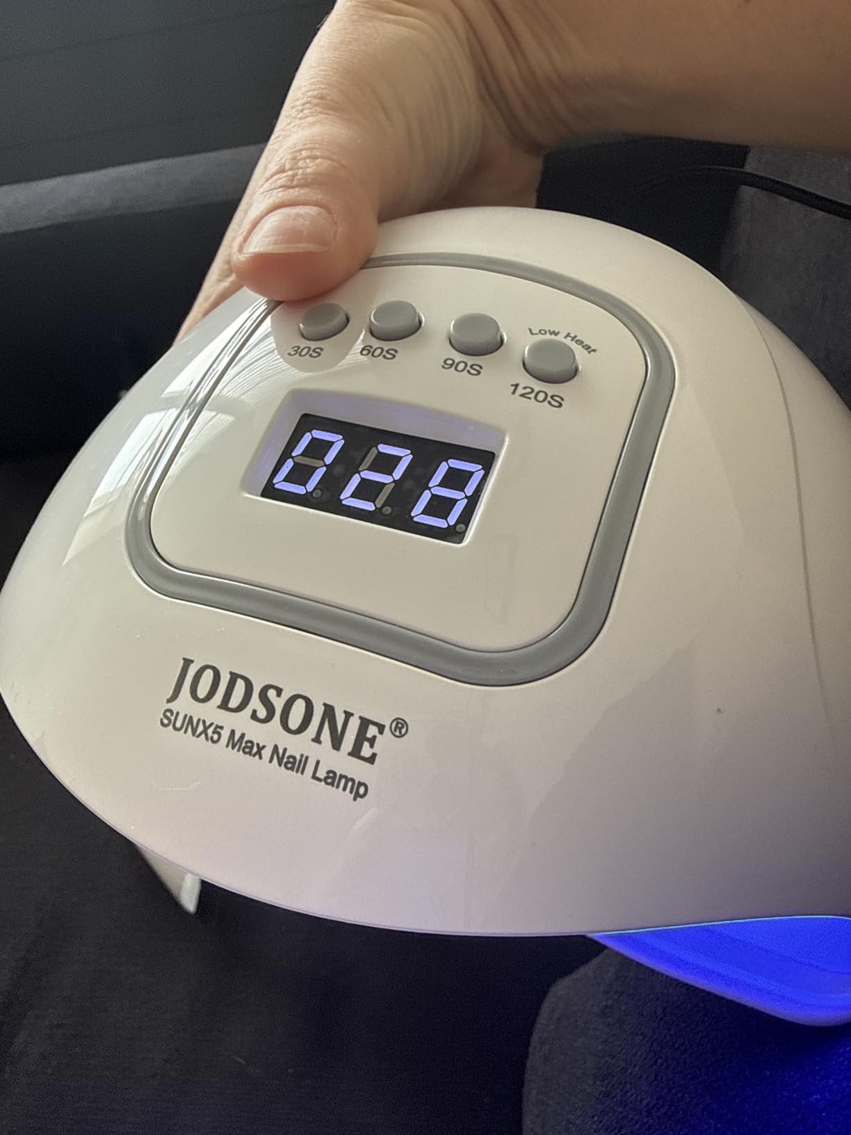 JODSONE U V LED Nail Lamp, Nail Dryer for Gel Polish, Led Light with Automatic Sensor & 4 Timers customer photo 2