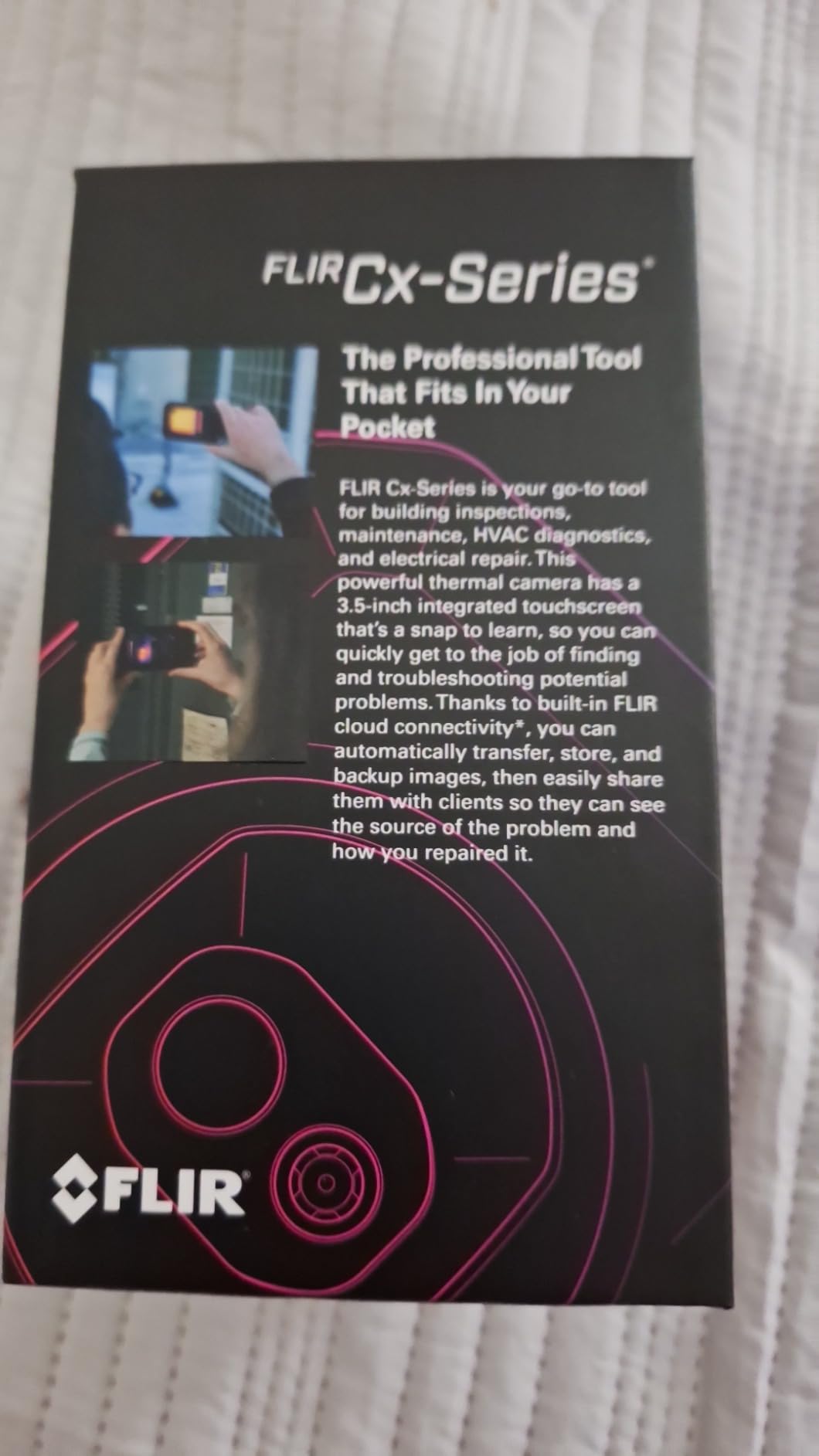 C5 Compact Thermal Imaging Camera with Wifi: High Resolution Infrared Imager for Inspection, Electrical/Mechanical, Building, and HVAC Applications customer photo 1
