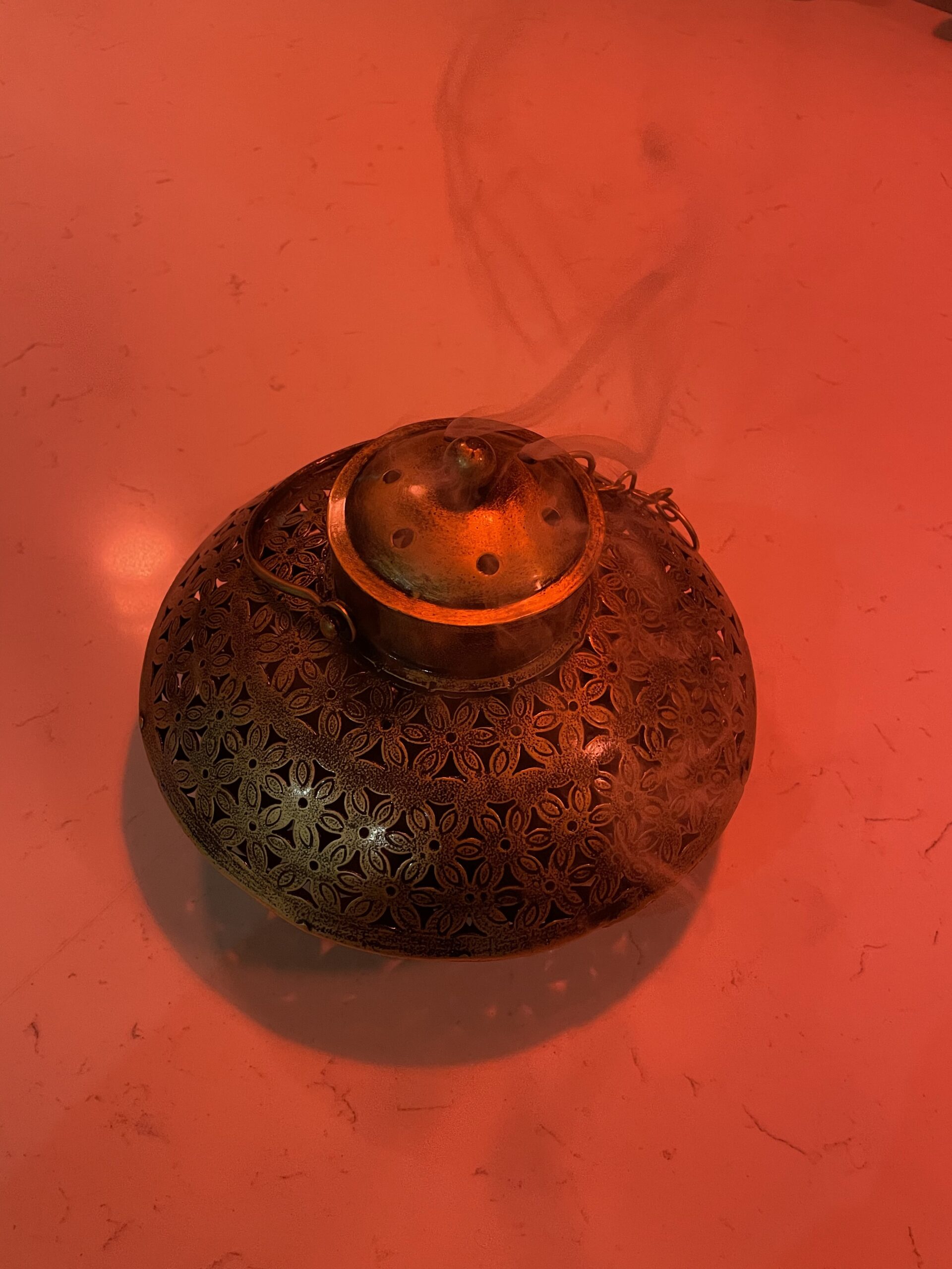 Hanging Incense Burner, Cone Charcoal Resin Incense Holder, Vintage Antique Home Room Wall Decor, House Warming Spiritual Reiki Yoga Meditation Gifts for Women Men, Zen Hippie Bohemian Boho Decor customer photo 1