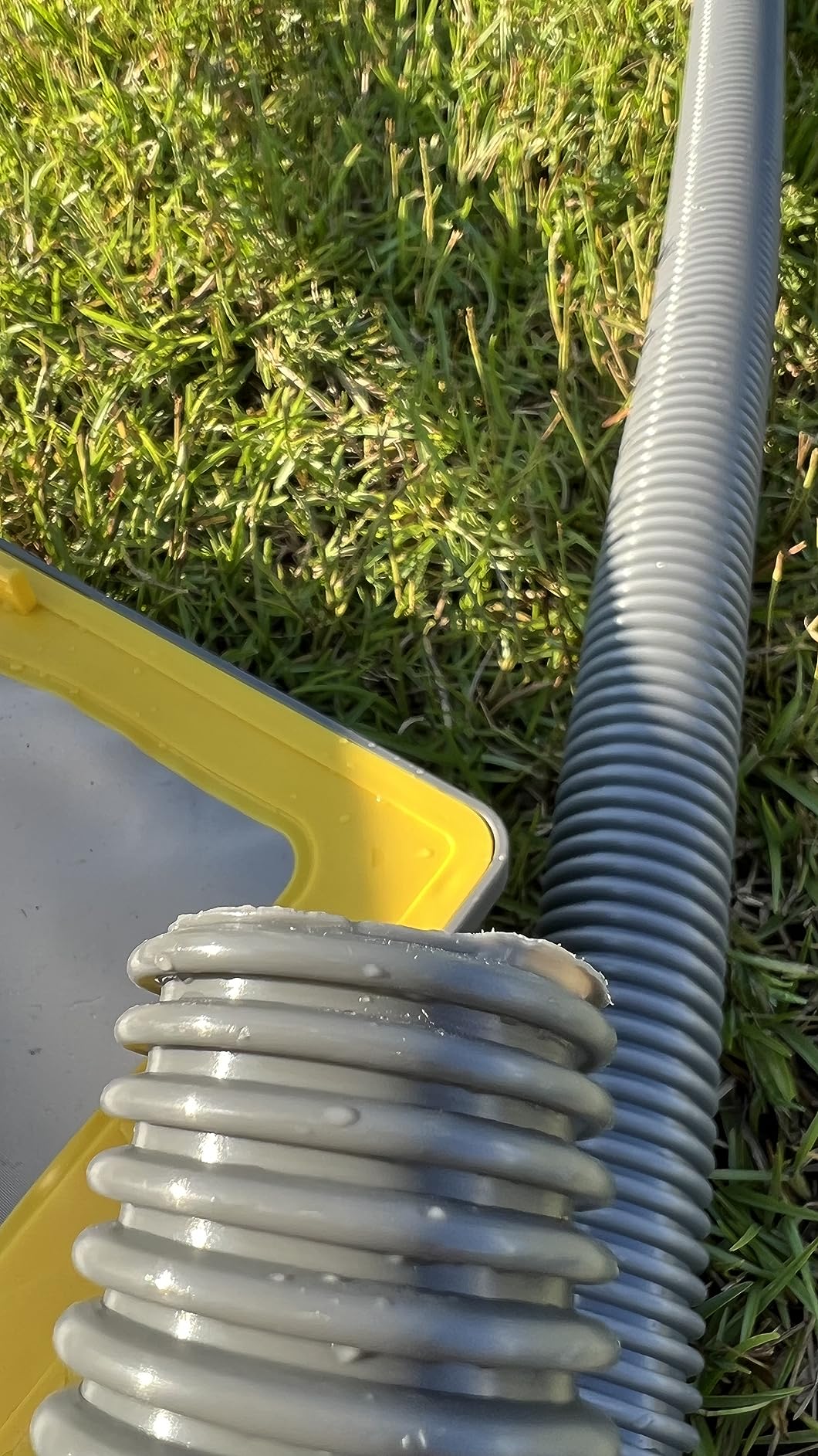 INTEX Deluxe Pressure-Side Above Ground Automatic Pool Cleaner Vacuum - for Bigger Pools - Cleans Pool Floors and Walls - Removes Debris - Removable Filter Tray - 21ft Tangle Free Hose customer photo 2