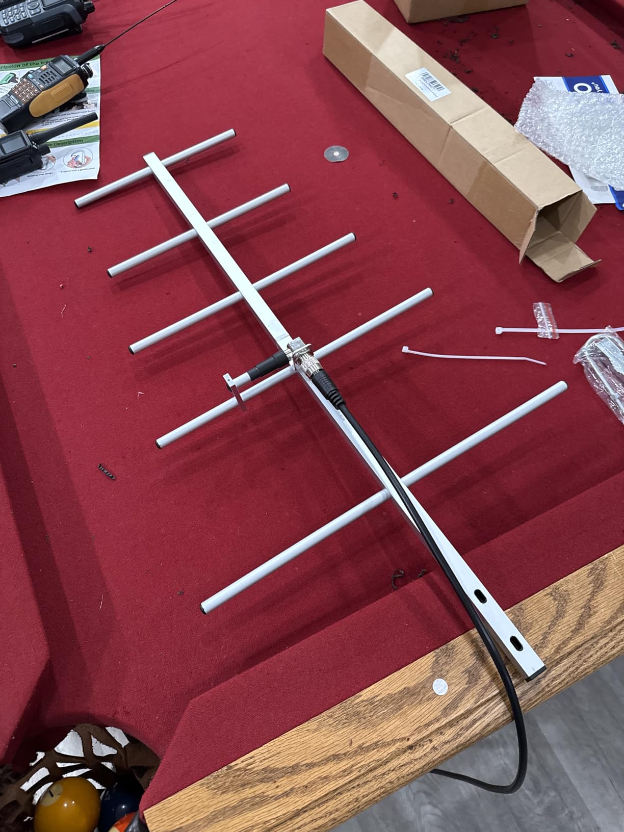 TWAYRDIO High Gain Yagi Antenna, UHF 70cm 9dBi Outdoor 100W 400-470Mhz GMRS Directional Yagi for Amateur Radio, Repeater System, 433mhz Device, Satellite Work, Police Scanner customer photo 1