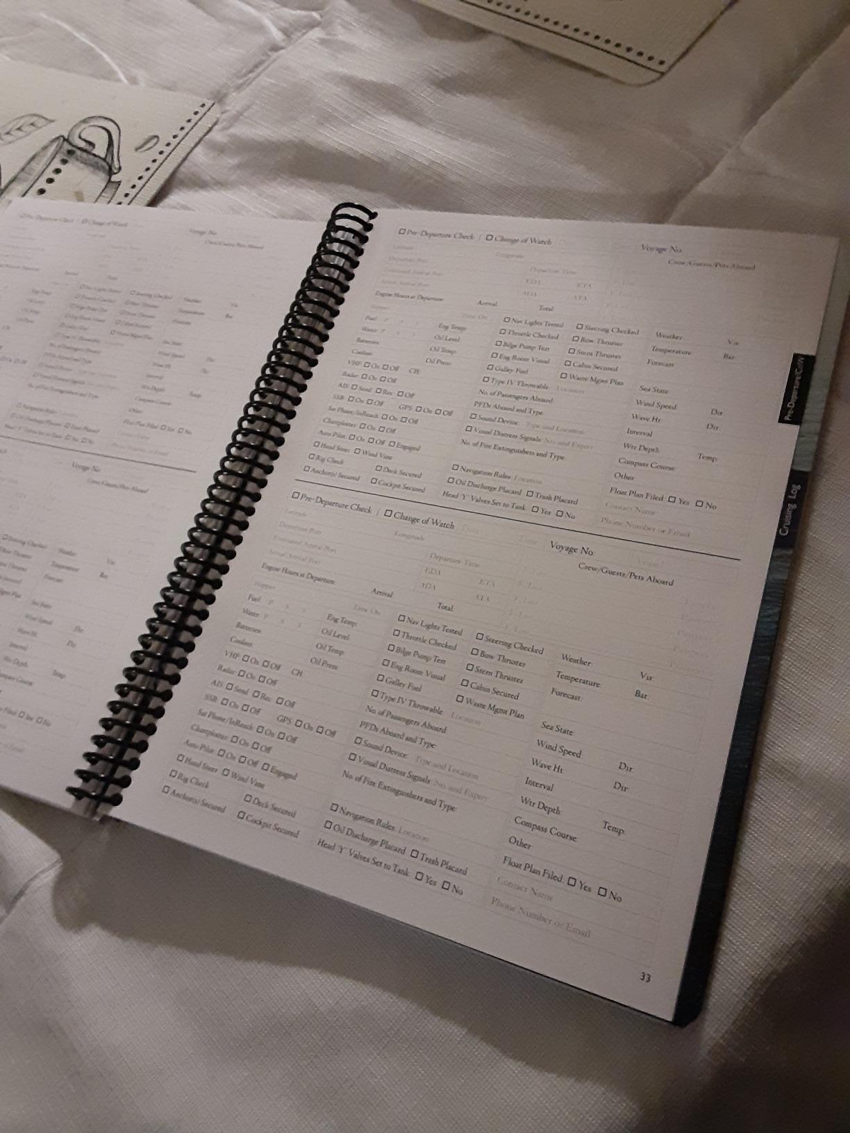 The Boat Galley Ship's Log: 5 Logs in 1 Book - Boat Travel and Maintenance Logbook customer photo 1