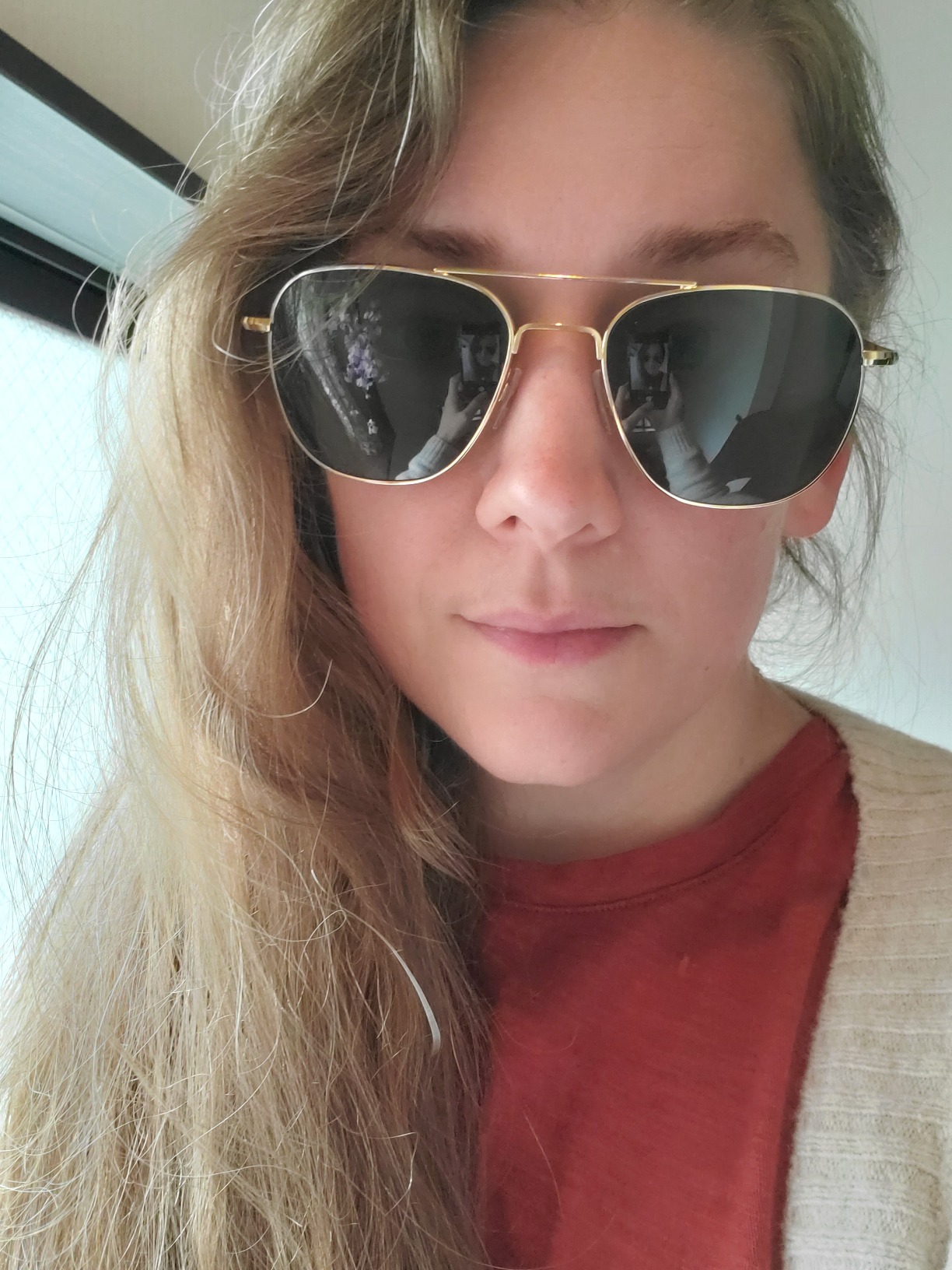 American Optical Gold Original Pilot Sunglasses | Nylon & Glass Lenses | Polarized & Non-Polarized customer photo 1
