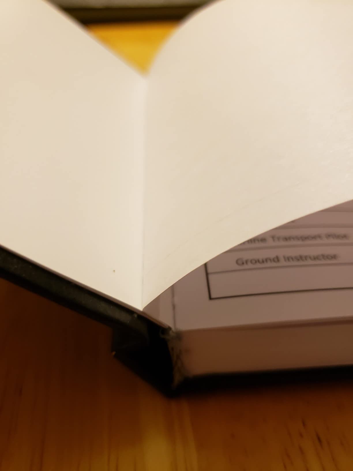 FAA Standard Professional Pilot Logbook, Black, 658 Entries, Black, Hardcover customer photo 2