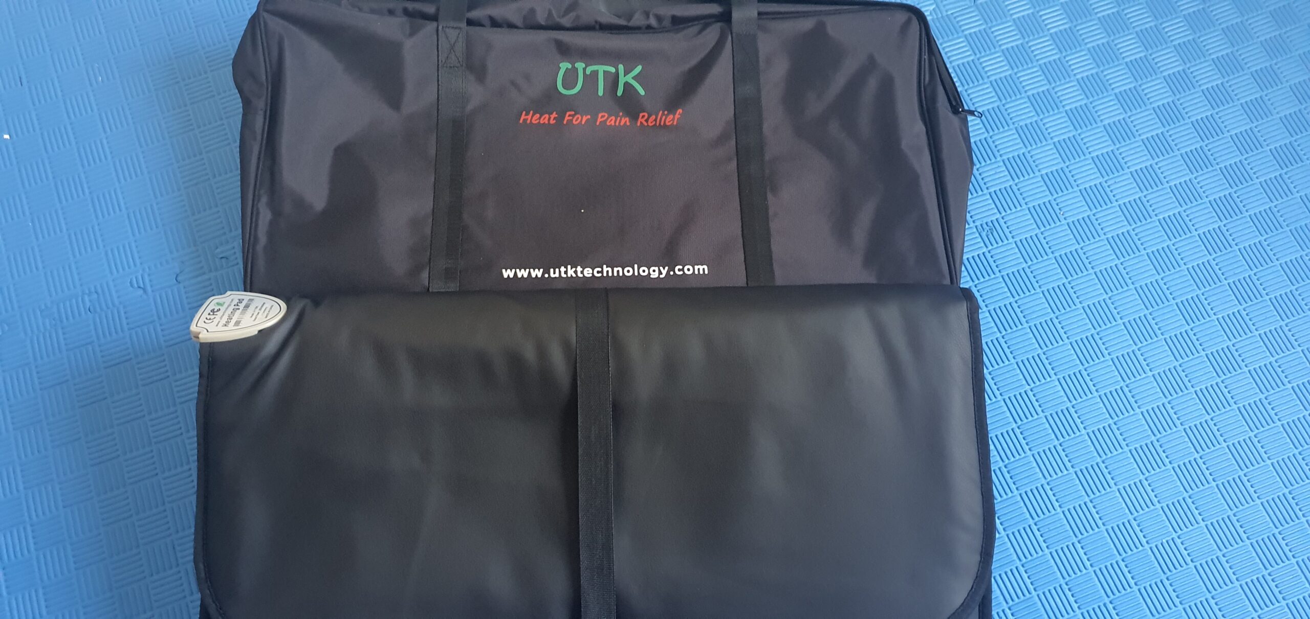 UTK 70'' x 24'' Full Body Quantum Wave Far Infrared Heating Pad, 5X Pain Relief, FSA-HSA Eligible Weighted Mat with Magnets Stone, Jade & Tourmaline, Hotter to 159℉, 4H Auto-Off customer photo 2