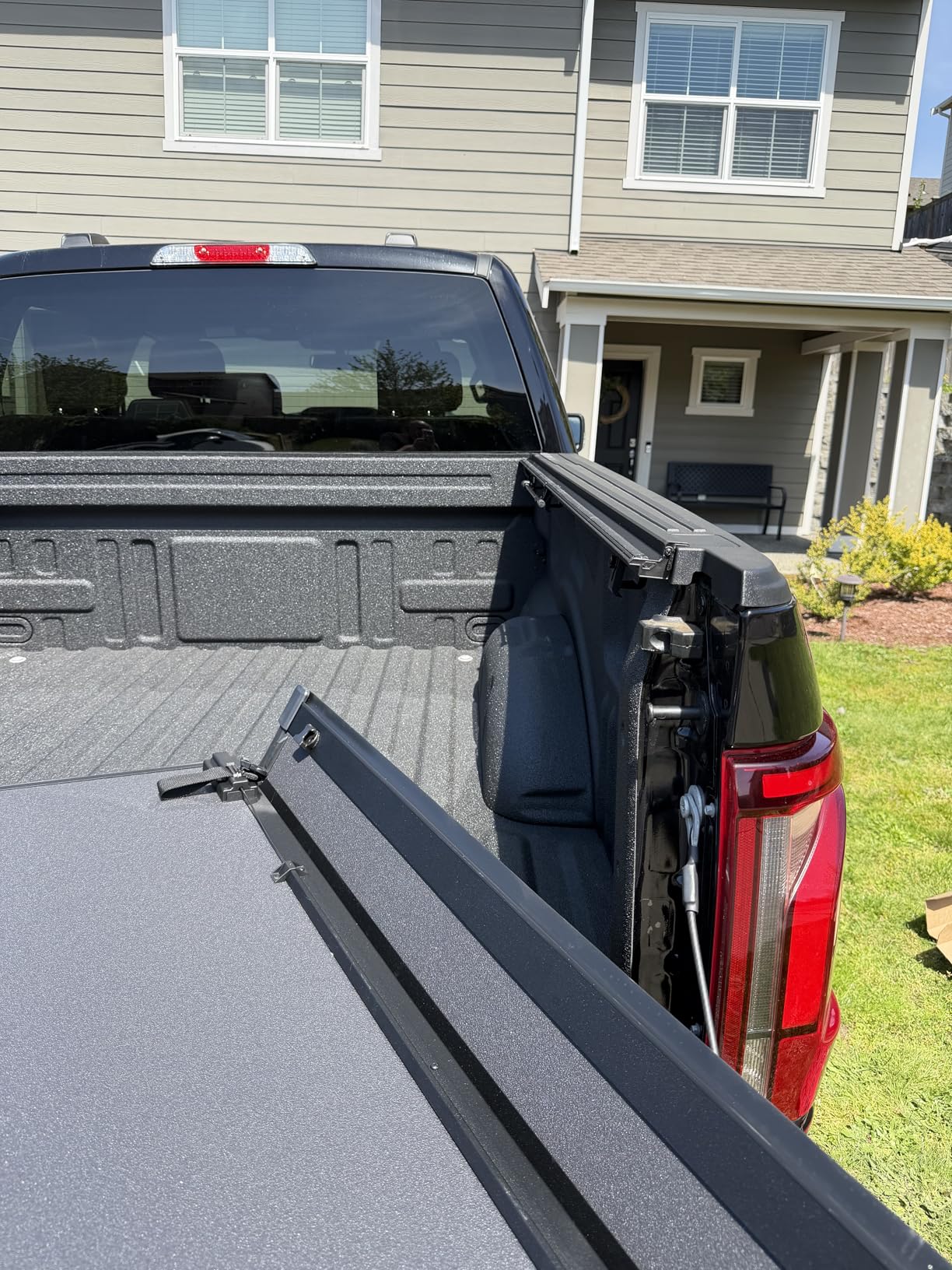 RealTruck BAK BAKFlip MX4 Hard Folding Truck Bed Tonneau Cover | 448339 | Fits 2021-2026 Ford F-150 (incl. Raptor/Lightning) 5' 7