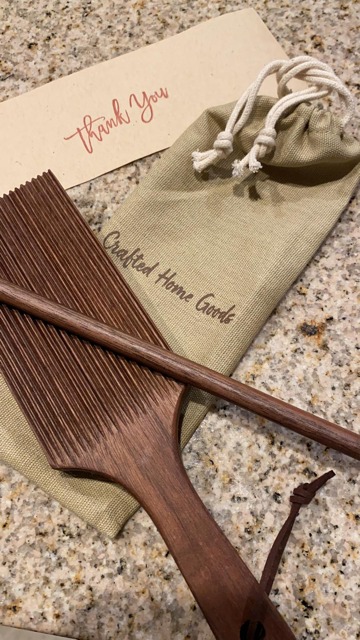 Crafted Home Goods Walnut Gnocchi Board (Handcrafted in USA) customer photo 2