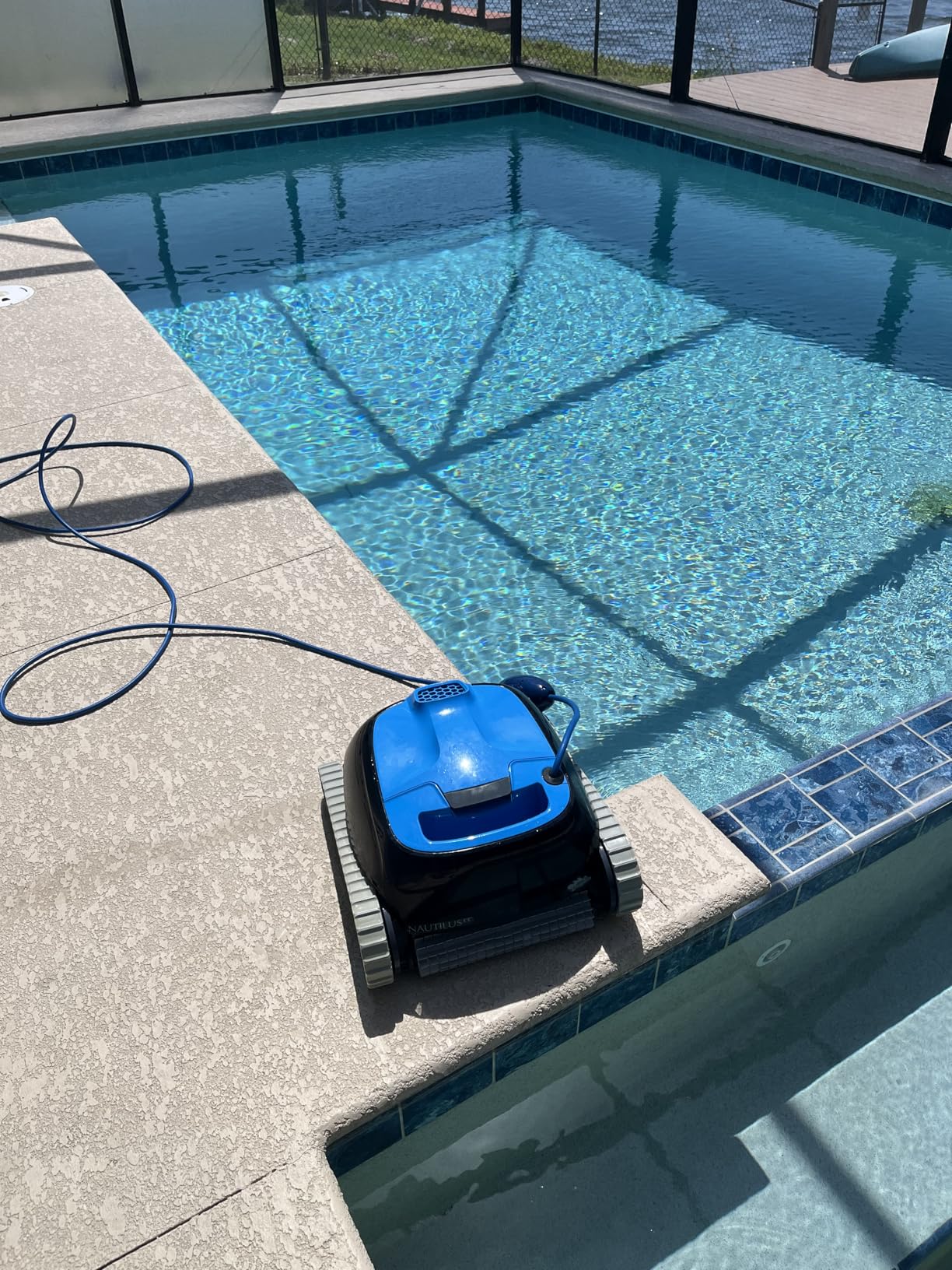 Dolphin Nautilus CC Robotic Pool Vacuum Cleaner up to 33 FT - Premium Bundle with Caddy and Cover customer photo 1