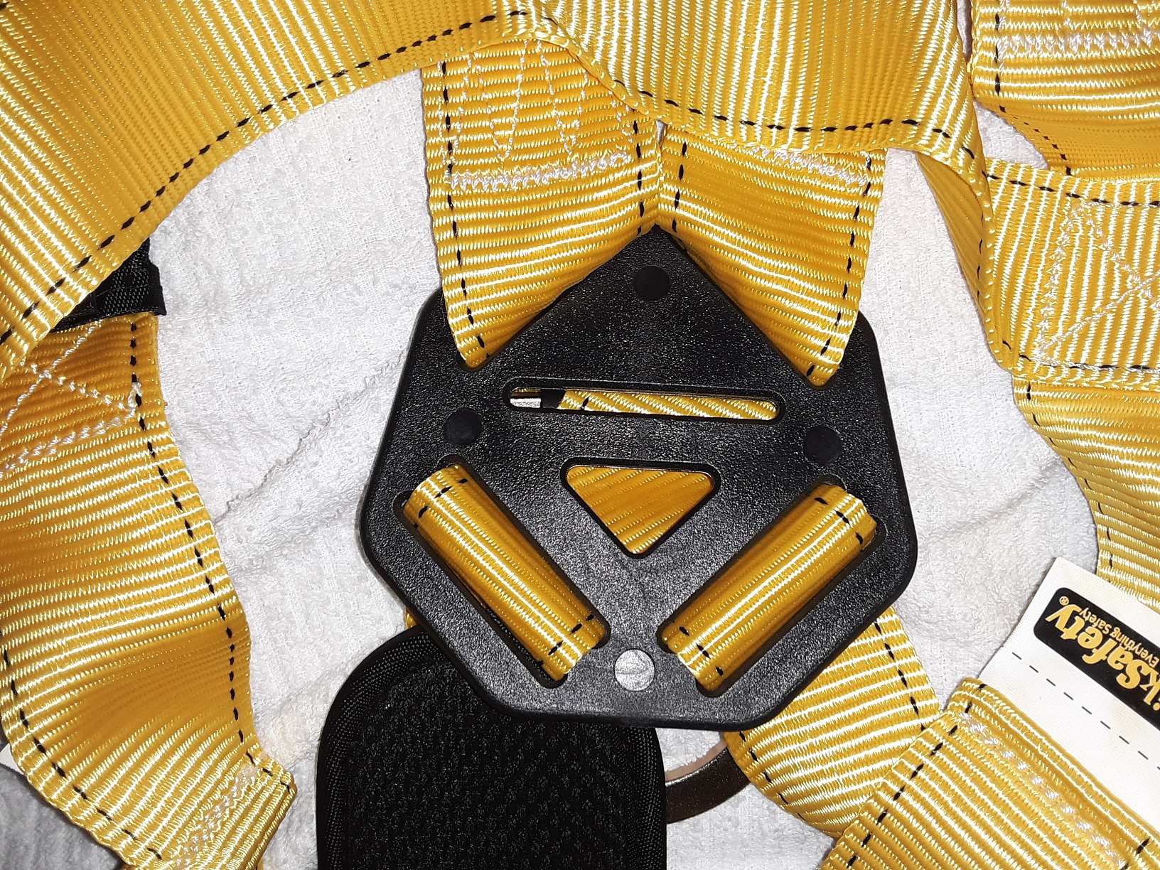 KwikSafety - Charlotte, NC - MONSOON Safety Harness [4 HEAVY DUTY D-RINGS] ANSI OSHA Safety Harness Fall Protection Kit customer photo 2