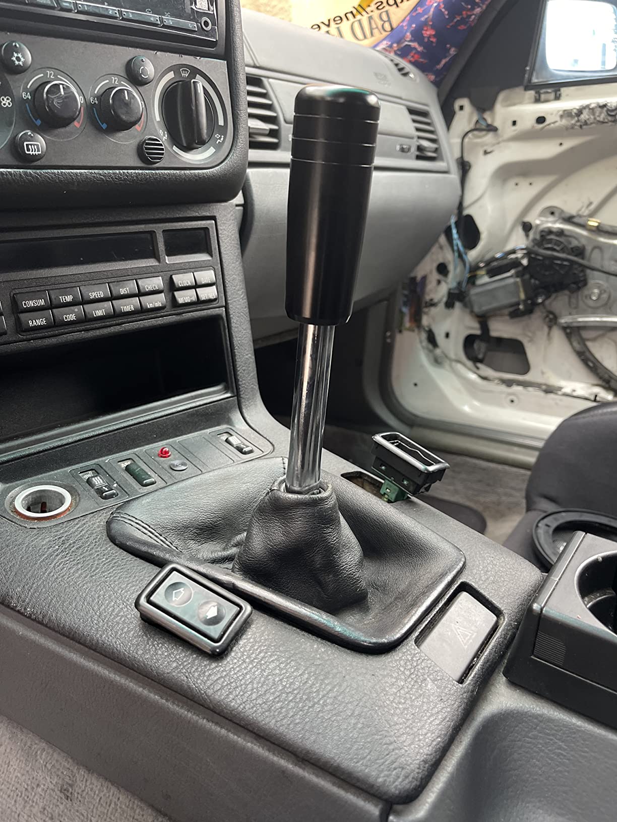 RYANSTAR RACING 265MM Drift Tuning Adjustable Short Shifter Lever Handle Compatible with BMW 1985-2010 3/5 Series E30 E36 E46 E34 E39 Z3 Black customer photo 1