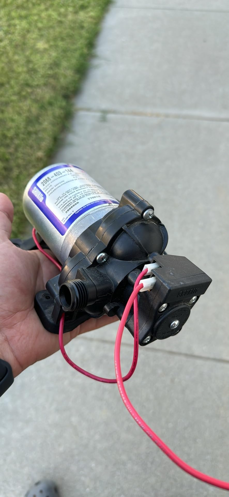 Shurflo 12 Volt RV Water Pump 3.0 GPM - 4008-101-A65 / E65 & 1/2