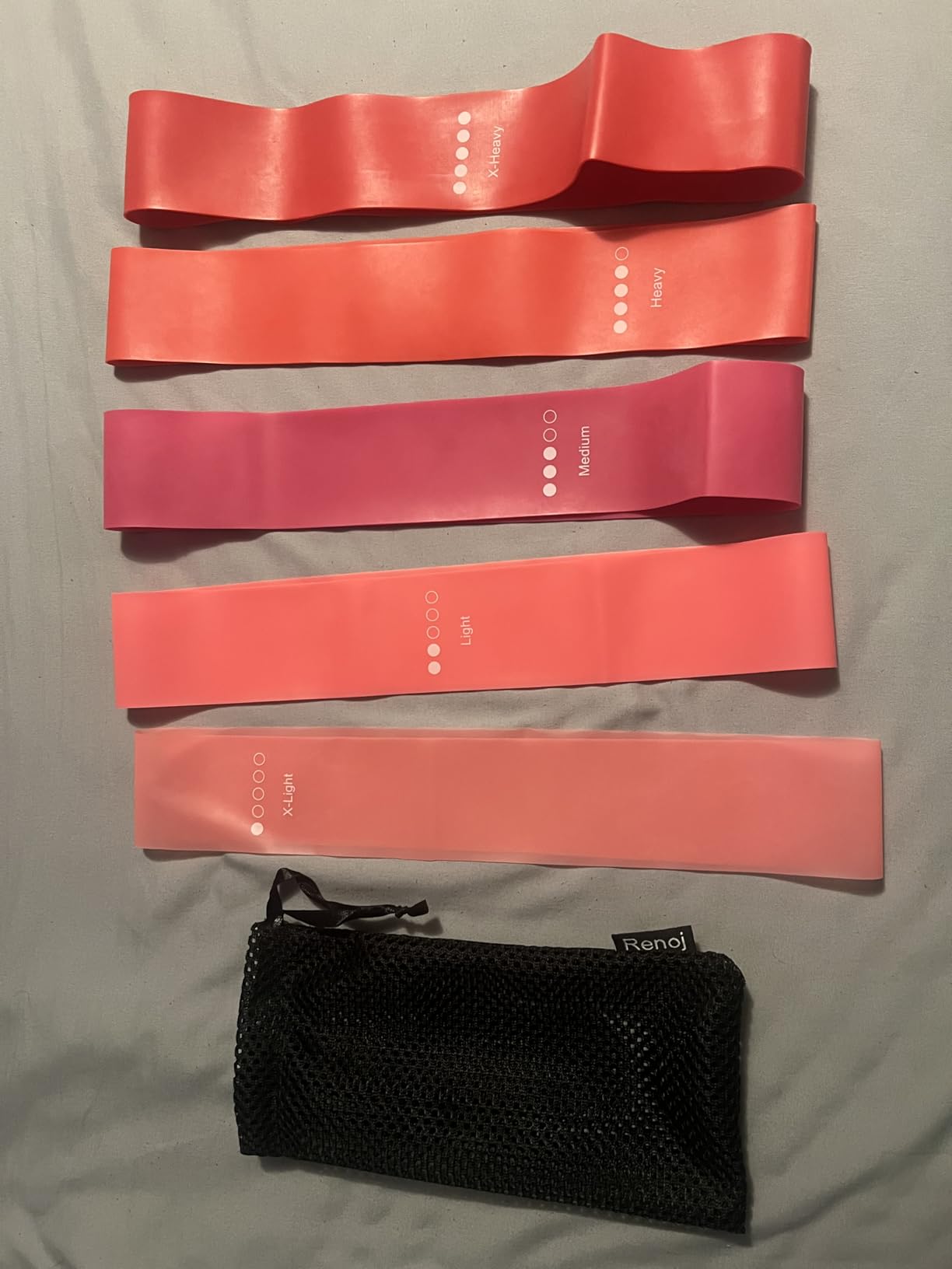 Resistance Bands for Working Out, 5-Pack Elastic Loop Exercise Bands customer photo 1