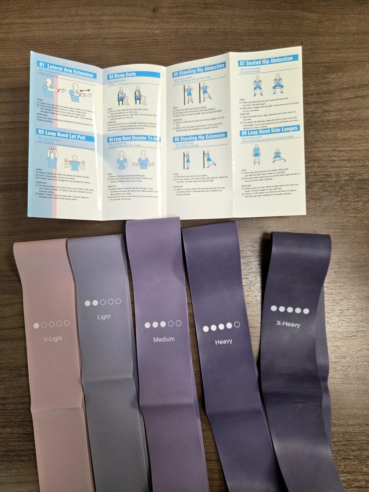 Resistance Bands for Working Out, 5-Pack Elastic Loop Exercise Bands customer photo 2
