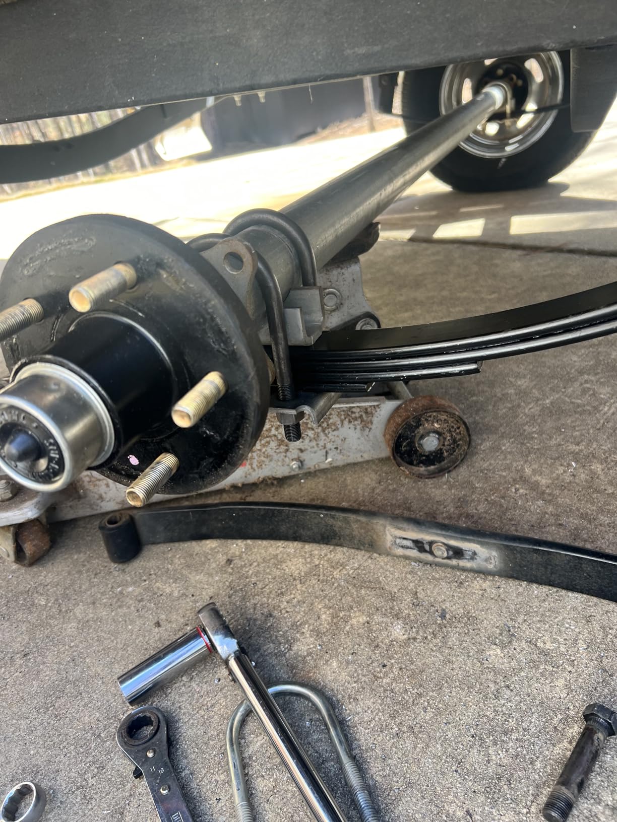 SOUTHWEST WHEEL 3,500 lbs. Trailer Axle Suspension Kit Incl. Leaf Springs, Shackle & U-Bolt kit customer photo 2