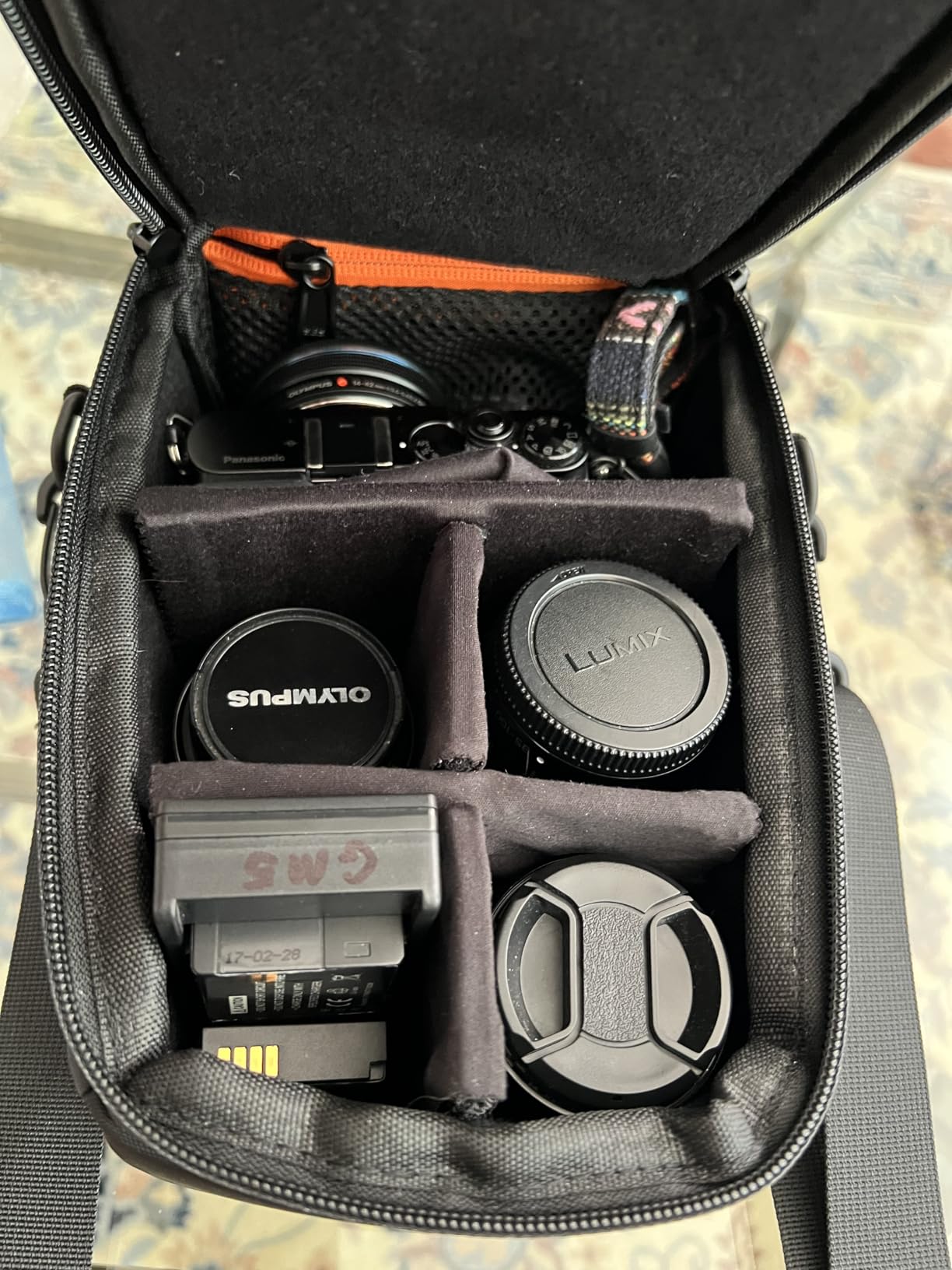 S-ZONE Camera Insert Bag Waterproof Lens Cube Case Compatible with Nikon Canon customer photo 1