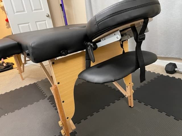 KCC Memory Foam Massage Table Premium Portable Foldable Massage Bed Height Adjustable, 84