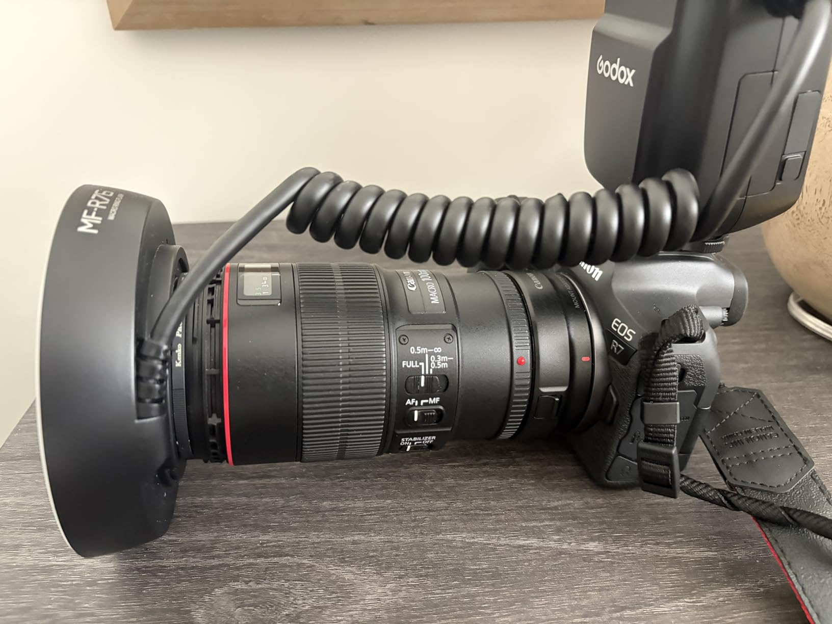 Godox MF-R76 Macro Ring Flash for Sony, for Canon, for Nikon, for Fuji Camera customer photo 1