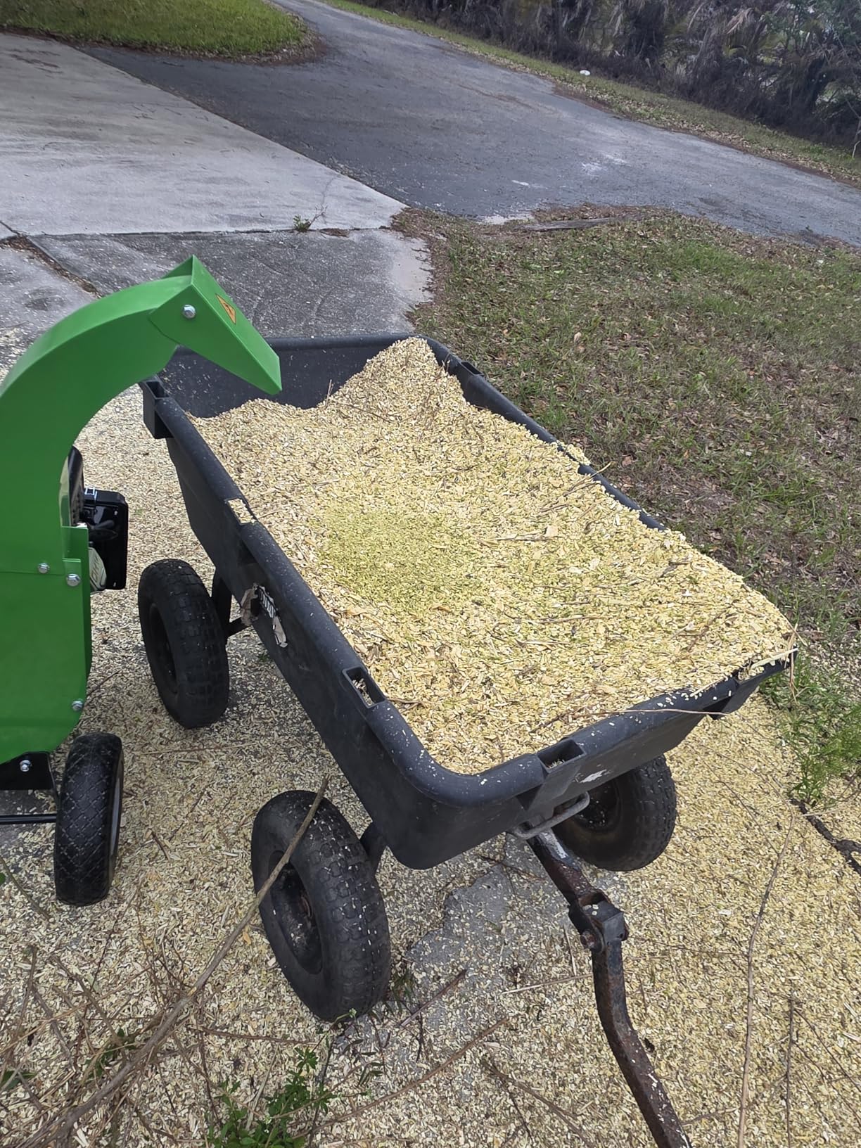 S1 Wood Chipper, 20:1 High Reduction Ratio, 7 HP 212cc Heavy Duty Engine Gas Powered, 3 Max Wood Diameter Capacity customer photo 2