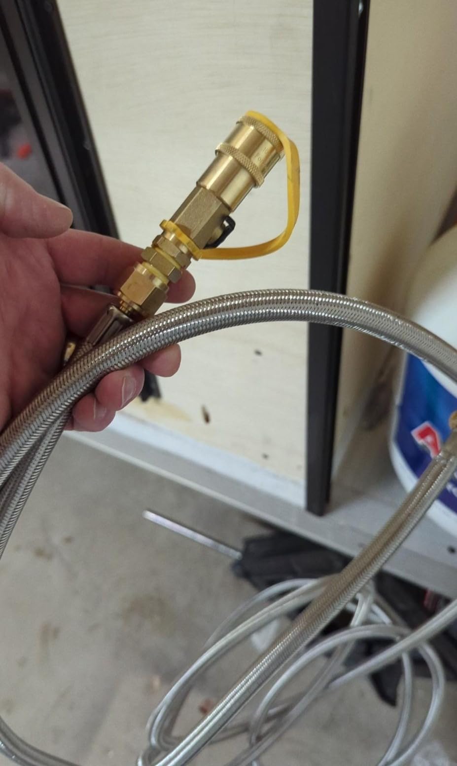 7pcs Propane Quick Connect Fittings,1/4