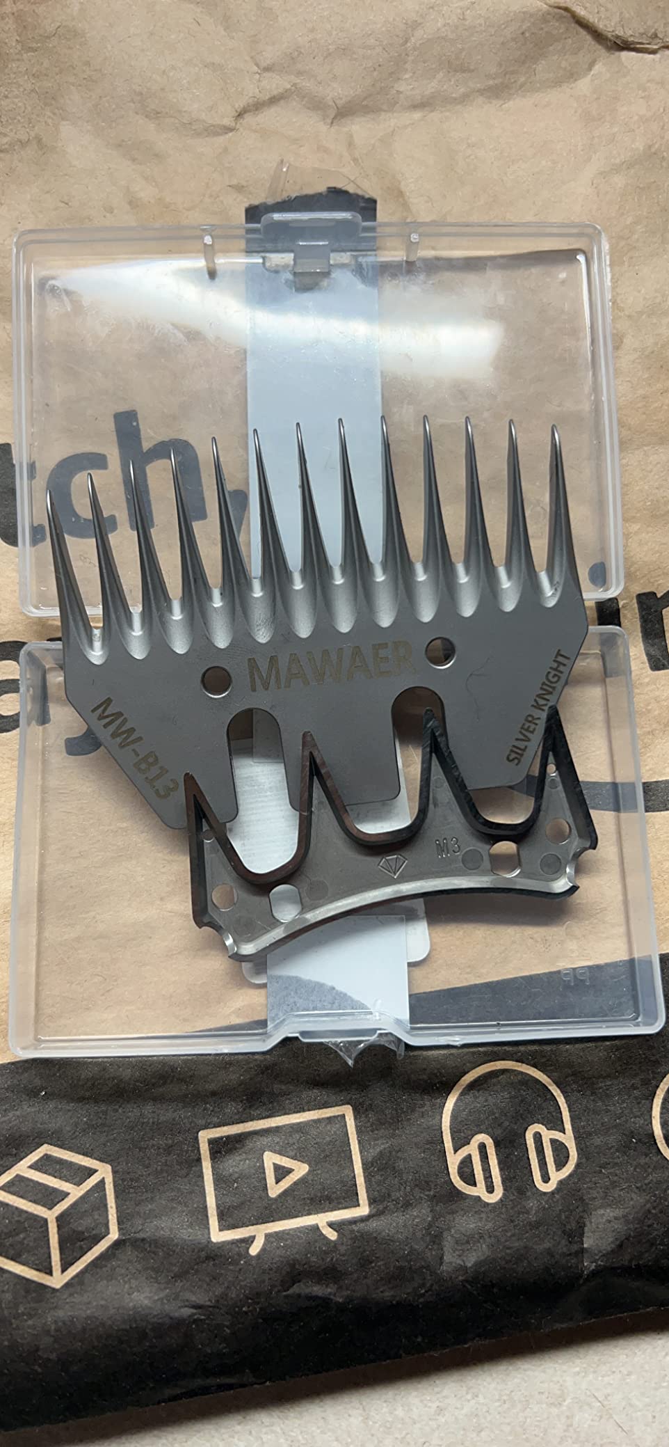 13 Tooth Pet & Livestock Shearing Replacement Blades for fit Oster, Lister, Heiniger Sheep Clippers, Detachable Animal Trimmer Shears for Grooming Goats, Lambs, Llamas, Alpacas customer photo 1