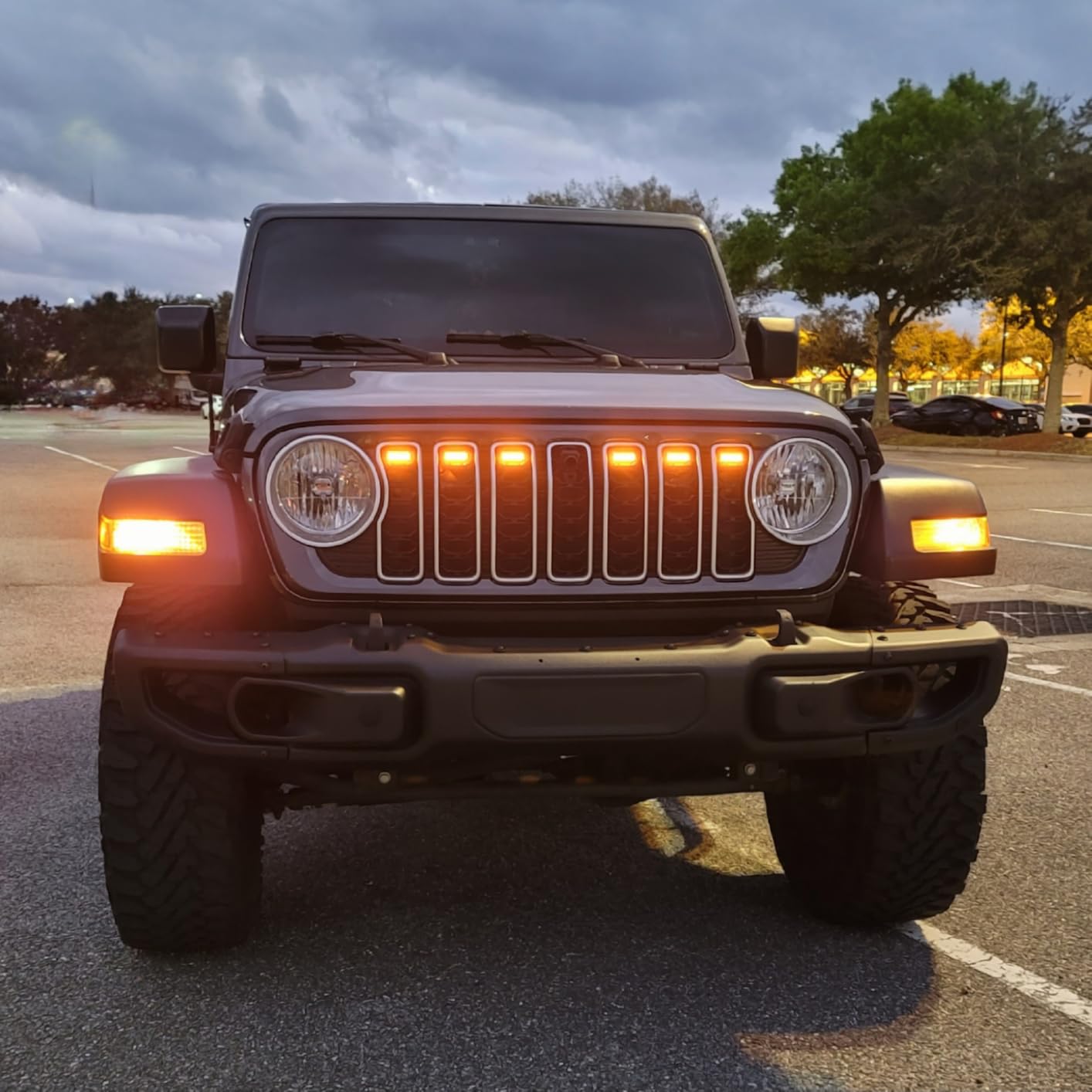Kojem Front Bumper Skid Plate Compatible with 2018-2025 Jeep Wrangler / 2020-2025 Jeep Gladiator Steel Skid Plate Cover Replacement for 68293984AB customer photo 1