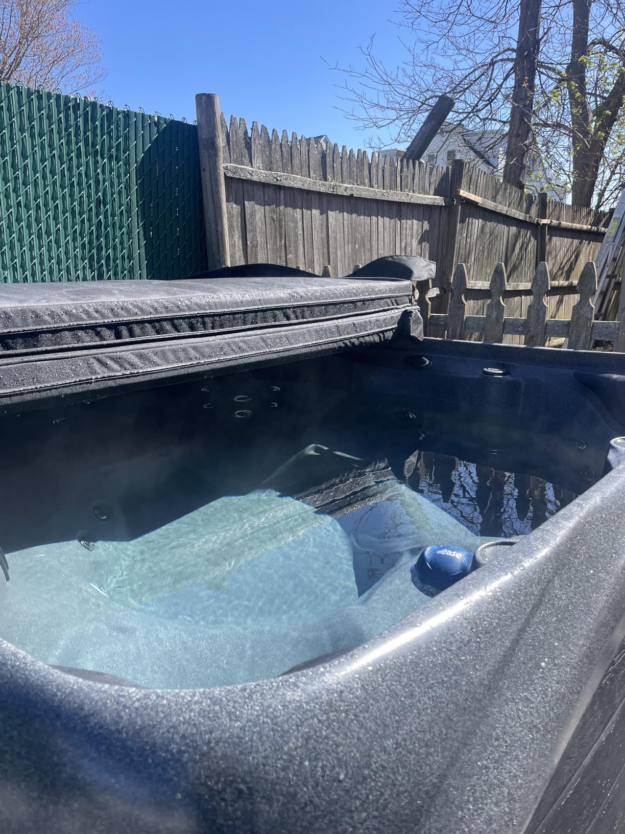 FROG @Ease Floating System for Hot Tubs - Quick & Easy Self-Regulating Hot Tub Sanitizer - Hot Tub Maintenance System with Sanitizing Minerals & SmartChlor Technology - 4 Month Bundle+ customer photo 2