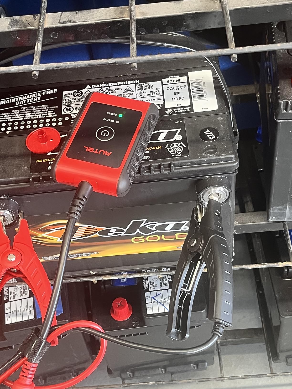 Autel MaxiBAS BT506 Car Battery Tester, 6V 12V 100-2000 CCA Car Battery Analyzer, 12V 24V Auto Cranking/Charging System Test customer photo 1