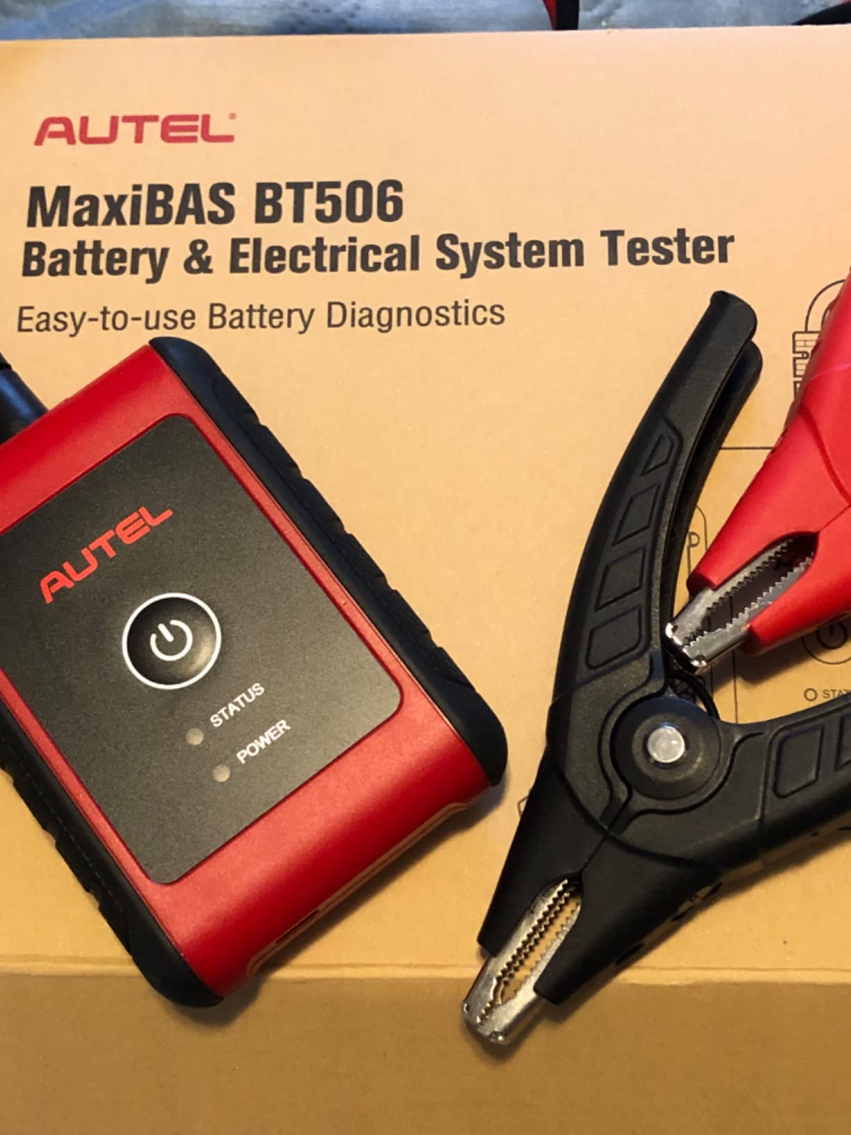 Autel MaxiBAS BT506 Car Battery Tester, 6V 12V 100-2000 CCA Car Battery Analyzer, 12V 24V Auto Cranking/Charging System Test customer photo 2
