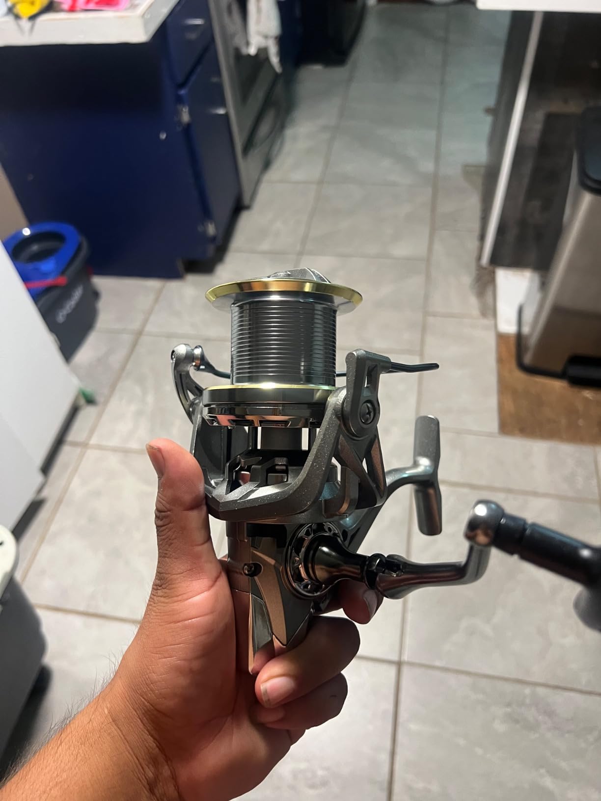 HAUT TON Spinning Reel 8000/9000/10000/12000/14000, 6+1BB Metal Surf Fishing Reels, 4.8:1 Gear Ratio 55lbs Drag Heavy Long Casting Inshore Saltwater Monster Fish customer photo 1