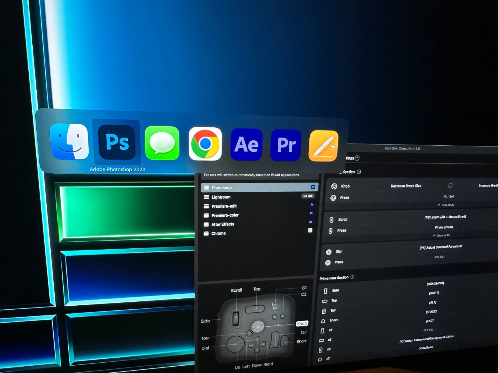 TOUR BOX Elite - Bluetooth Video Editing Controller Color Grading Speed Editor customer photo 2
