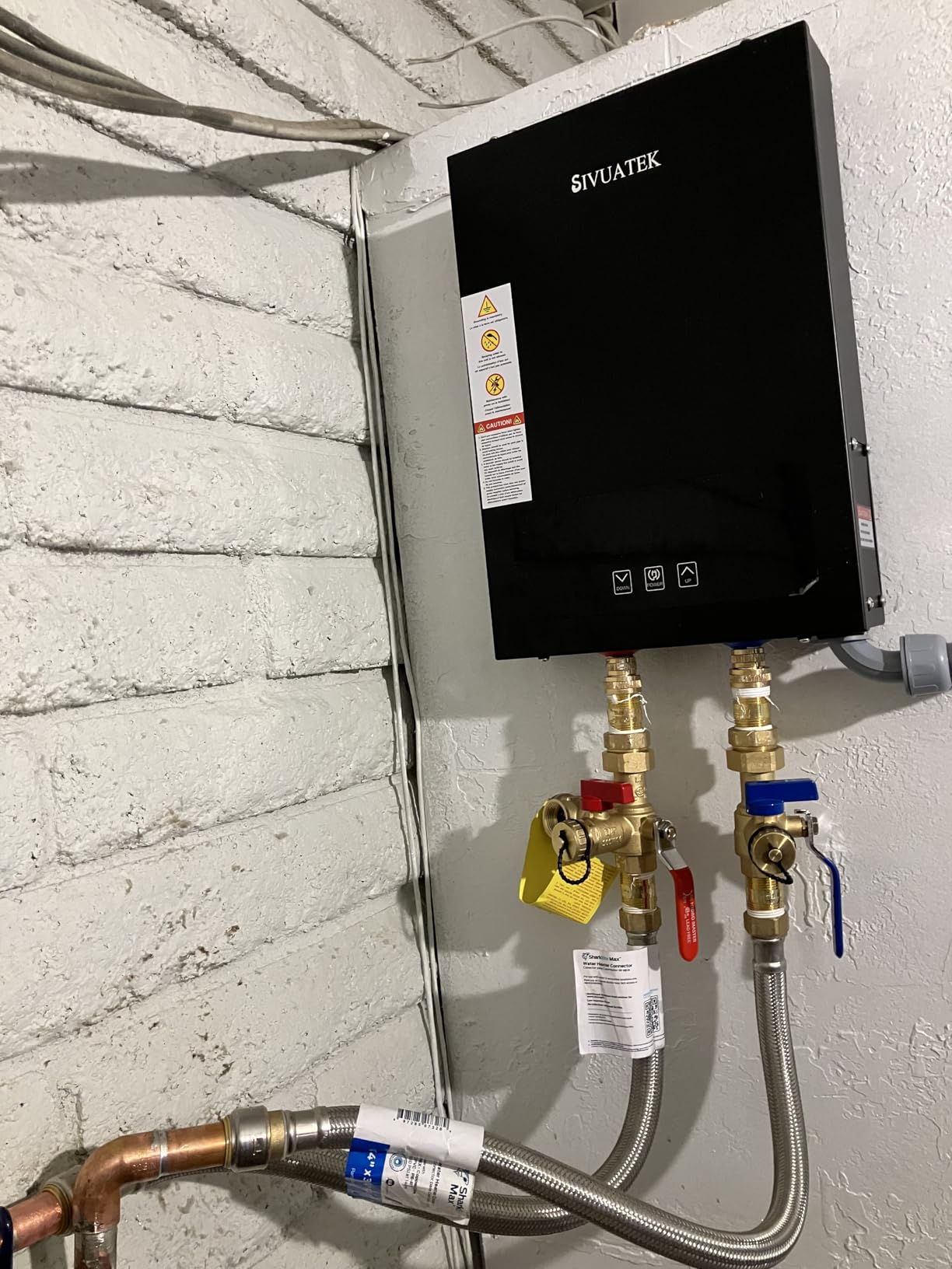 Electric Tankless Water Heater SIVUATEK 18kW, 240V - On-Demand Hot Water for Whole House customer photo 2