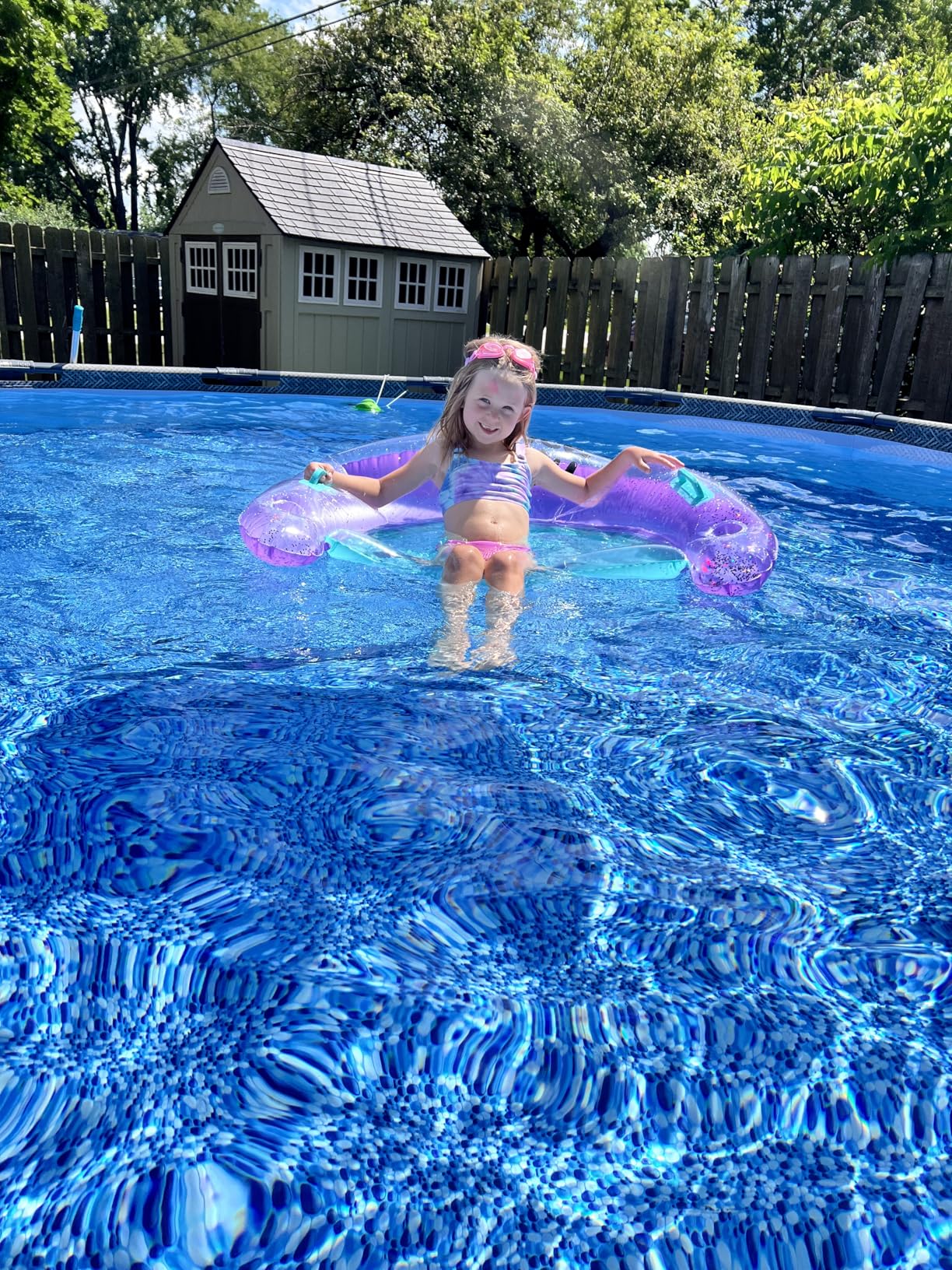Flippin FROG Floating Sanitizer System for Pools 2,000 to 5,000 Gallons - Prefilled Floater with Sanitizing Minerals and Low Chlorine for Easy Pool Treatment & Maintenance customer photo 2