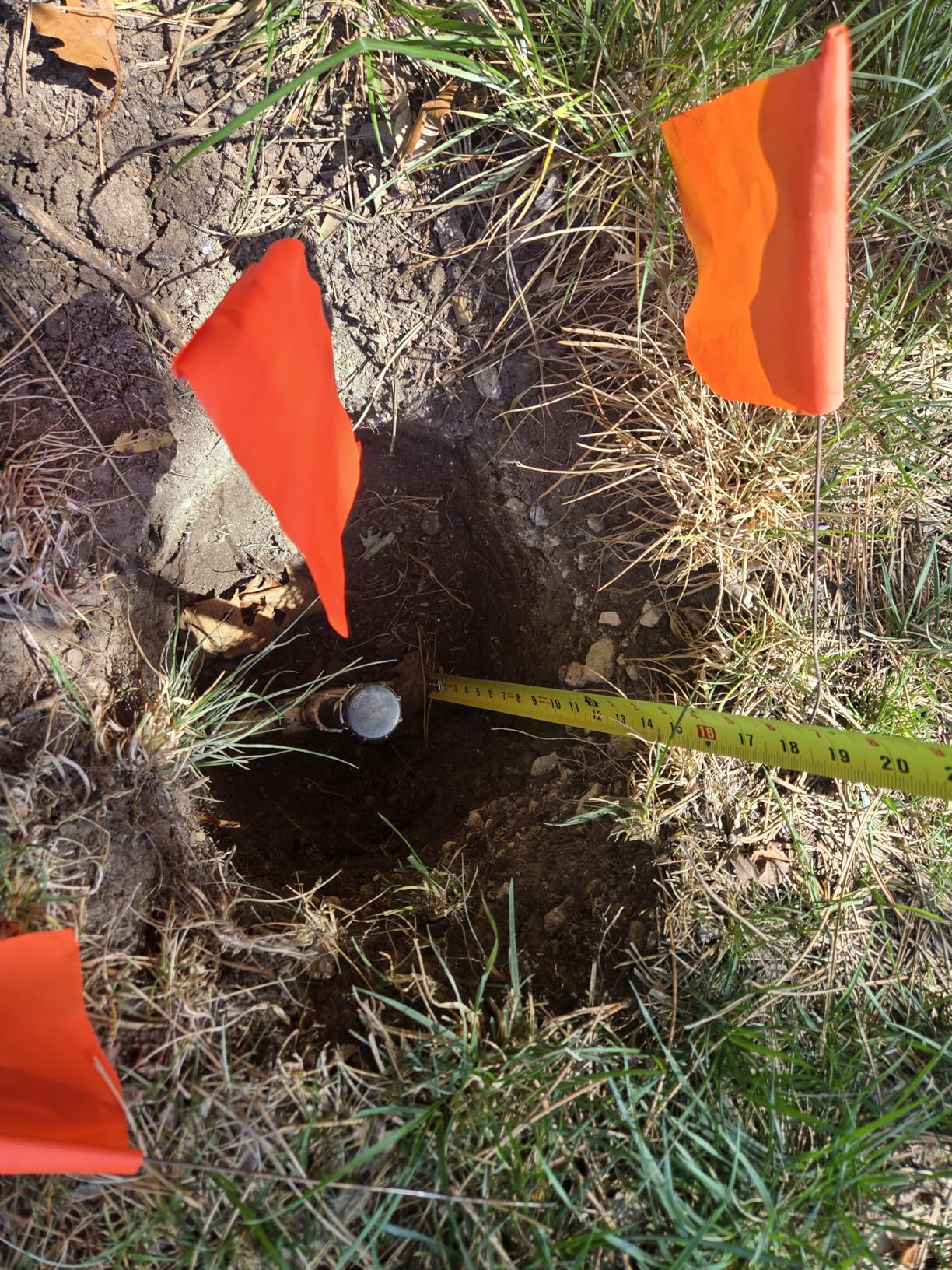 Pipe Blockage Detector, Water Pipe Locator Underground Diagnostic-Tool Wall Scanner Pipeline Blocking Clogging Scanner Plumbers Instrument For Metal PVC Water Pipes, 20M customer photo 1